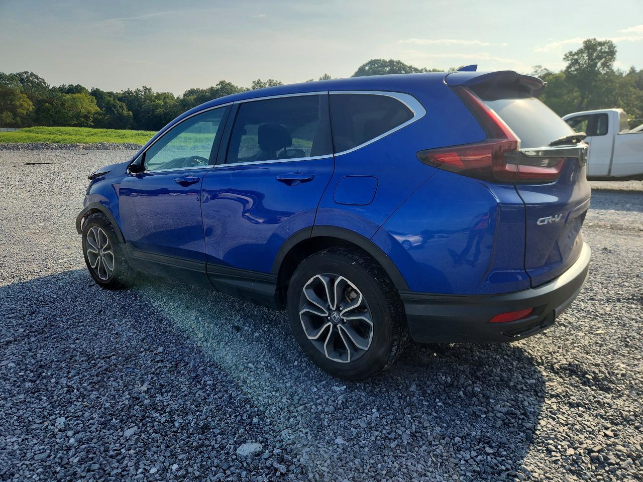 2022 Honda Cr-v Ex Blue vin: 7FARW2H59NE037918