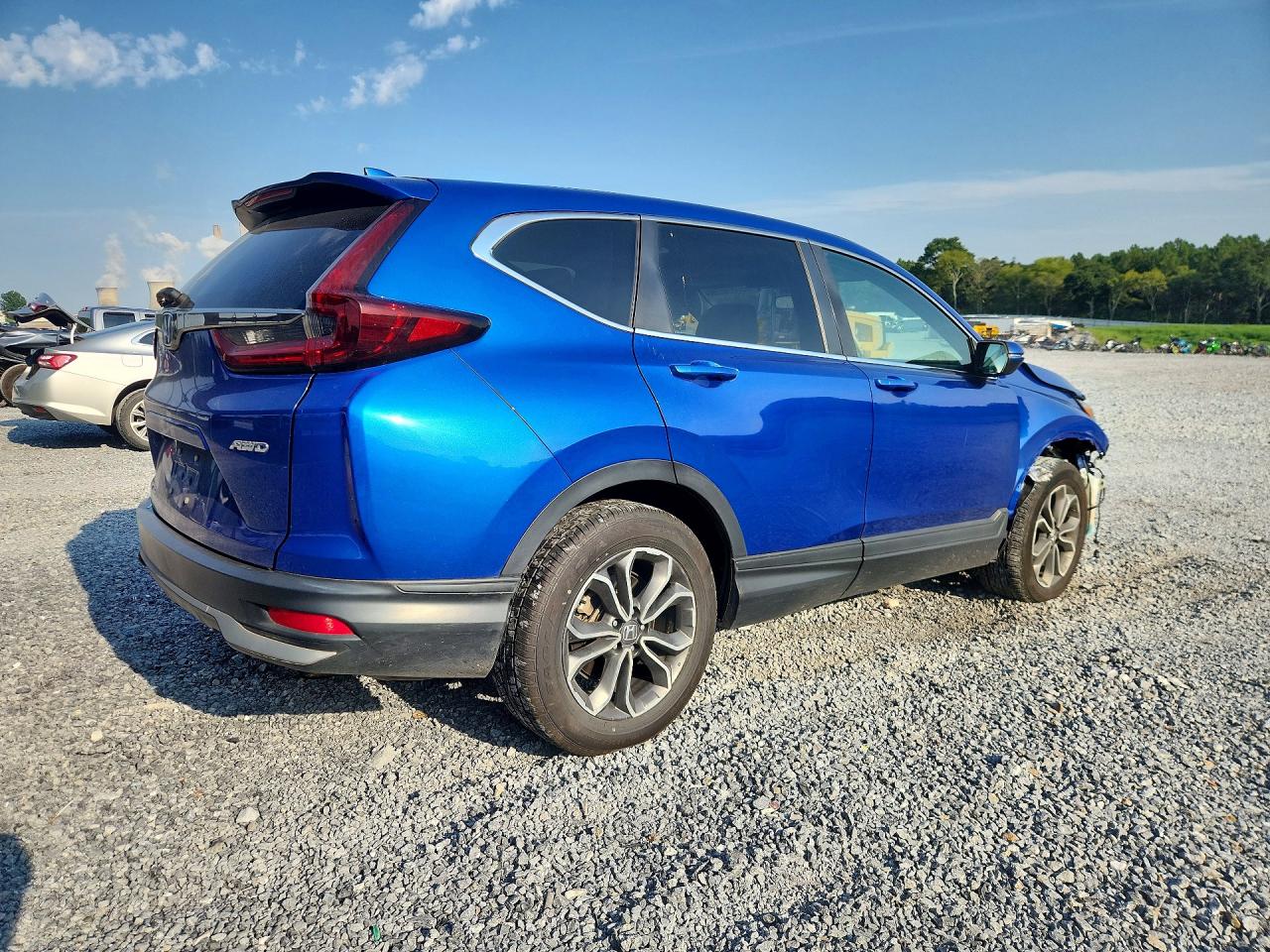 2022 Honda Cr-v Ex Blue vin: 7FARW2H59NE037918