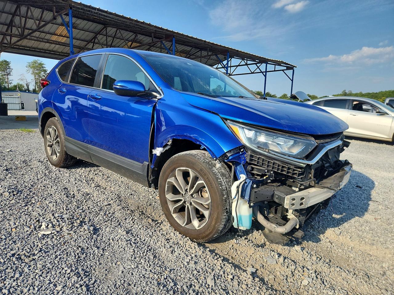 2022 Honda Cr-v Ex Blue vin: 7FARW2H59NE037918