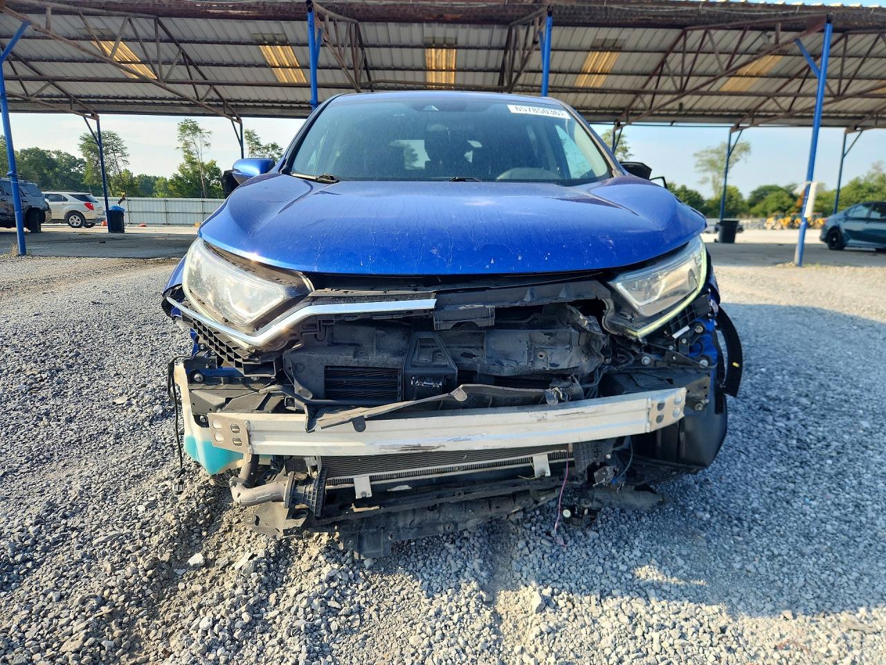 2022 Honda Cr-v Ex Blue vin: 7FARW2H59NE037918