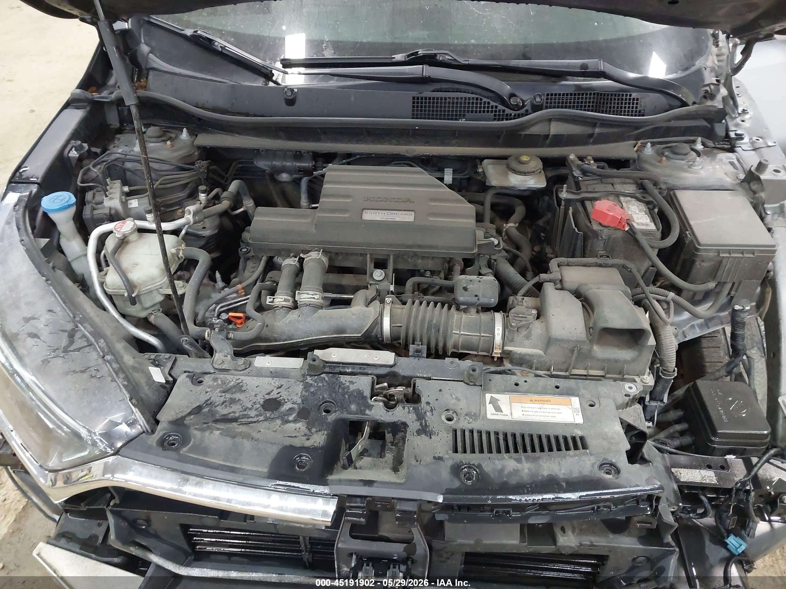 2018 Honda Cr-v Ex Gray vin: 7FARW2H5XJE046153