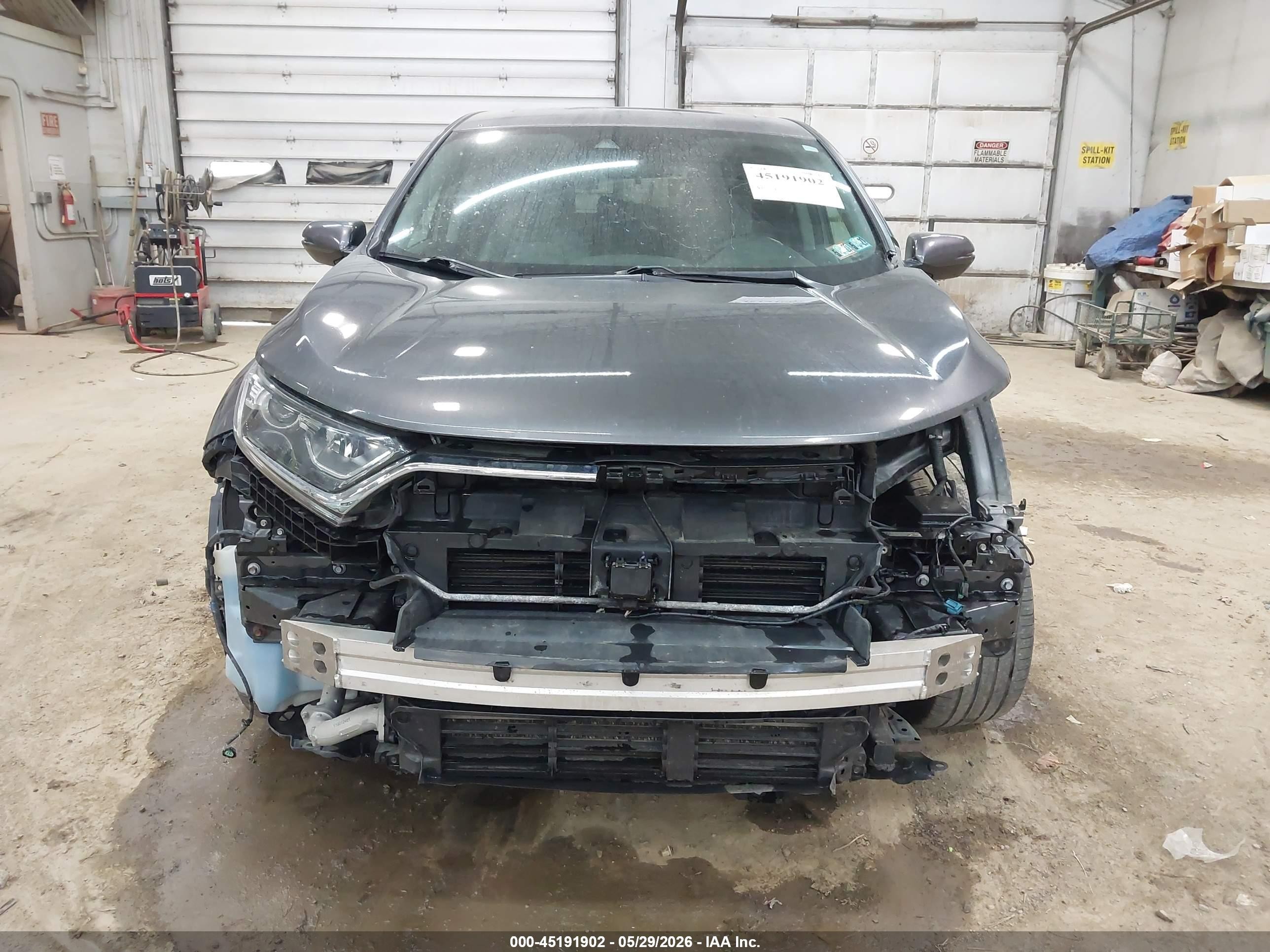 2018 Honda Cr-v Ex Gray vin: 7FARW2H5XJE046153