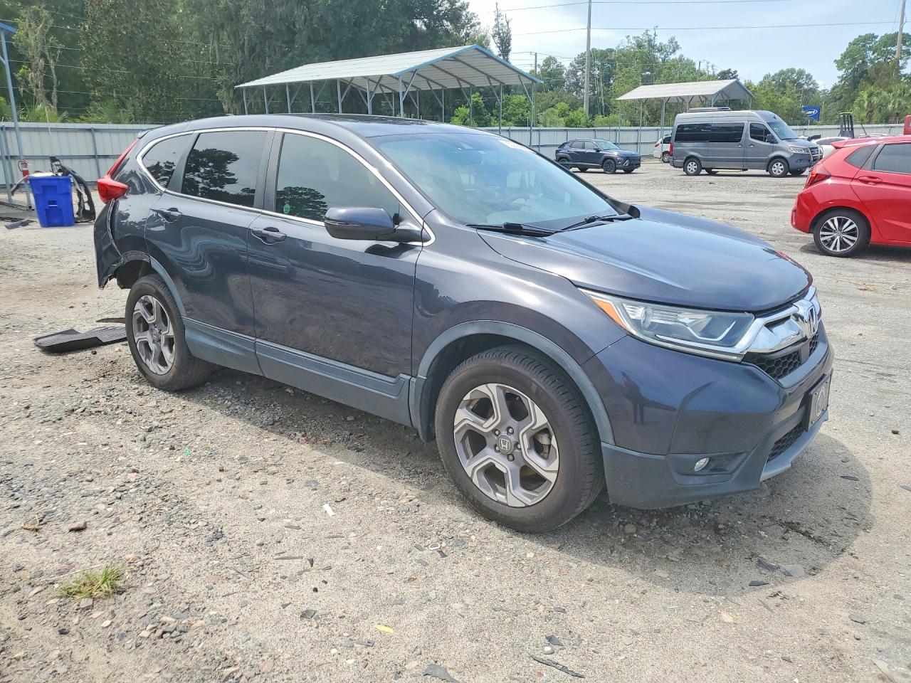 2019 Honda Cr-v Ex Серый vin: 7FARW2H5XKE049247