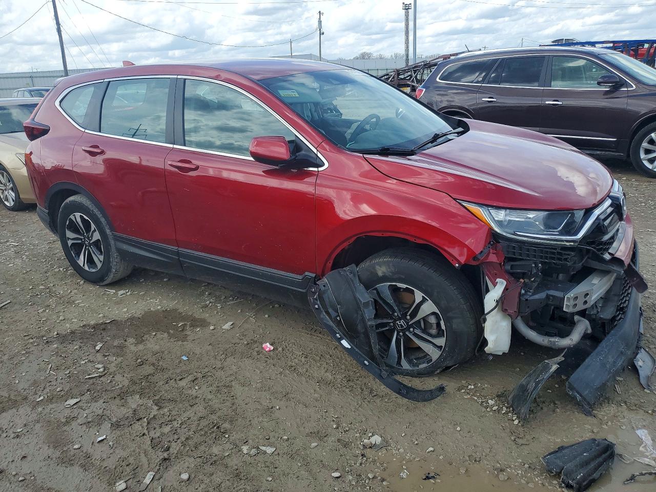 2022 Honda Cr-v Se Red vin: 7FARW2H76NE020513