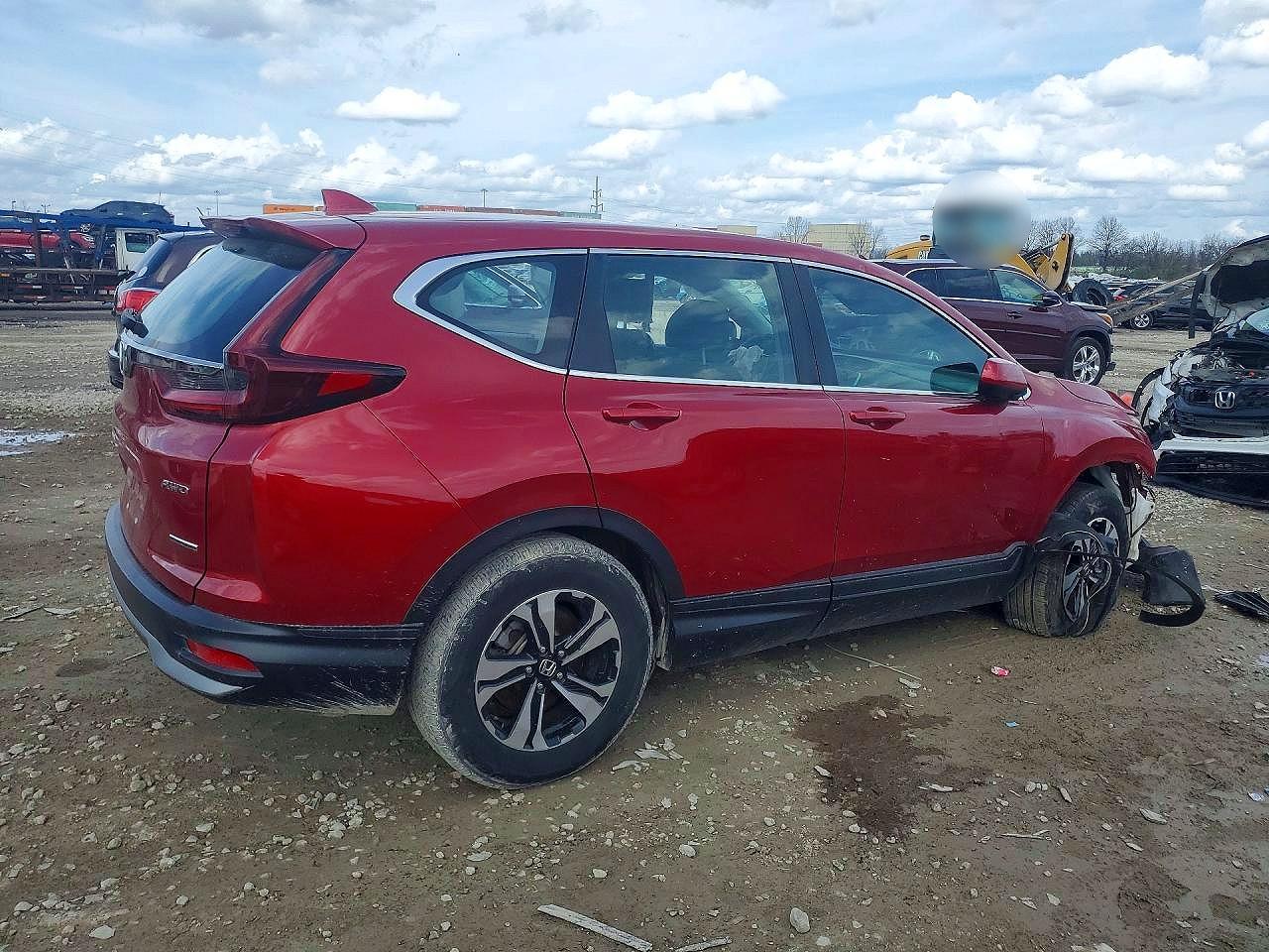 2022 Honda Cr-v Se Red vin: 7FARW2H76NE020513
