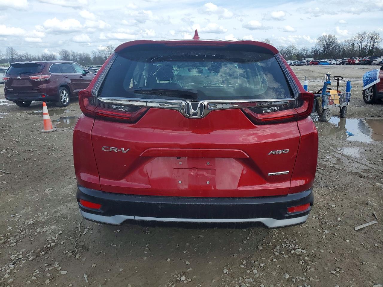 2022 Honda Cr-v Se Red vin: 7FARW2H76NE020513