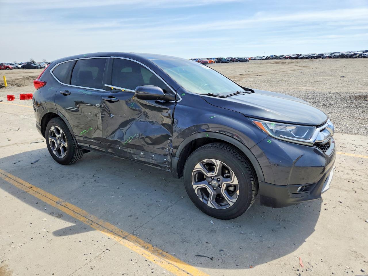 2018 Honda Cr-v Exl Gray vin: 7FARW2H80JE086493