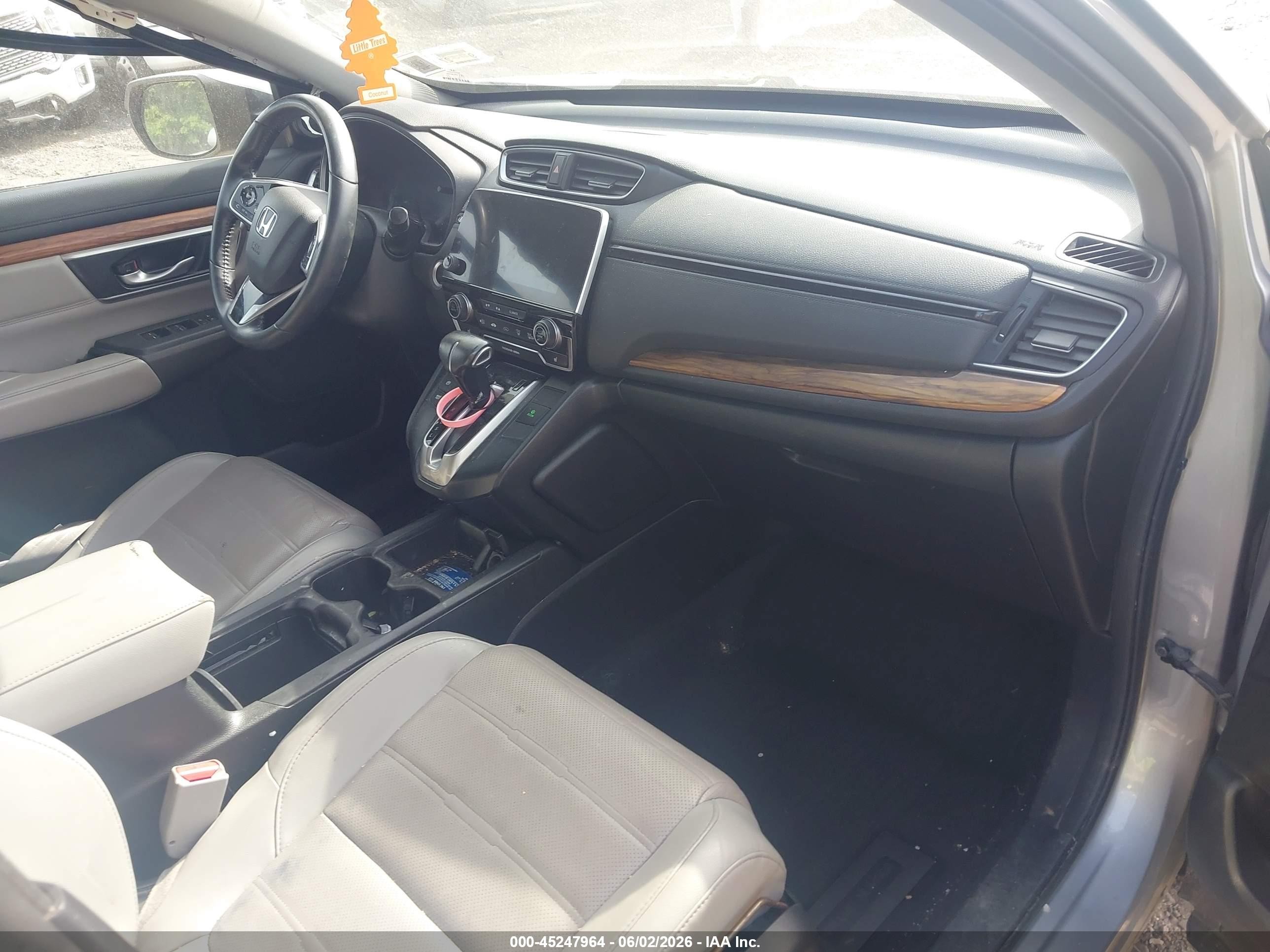 2019 Honda Cr-v Ex-l Silver vin: 7FARW2H80KE024853
