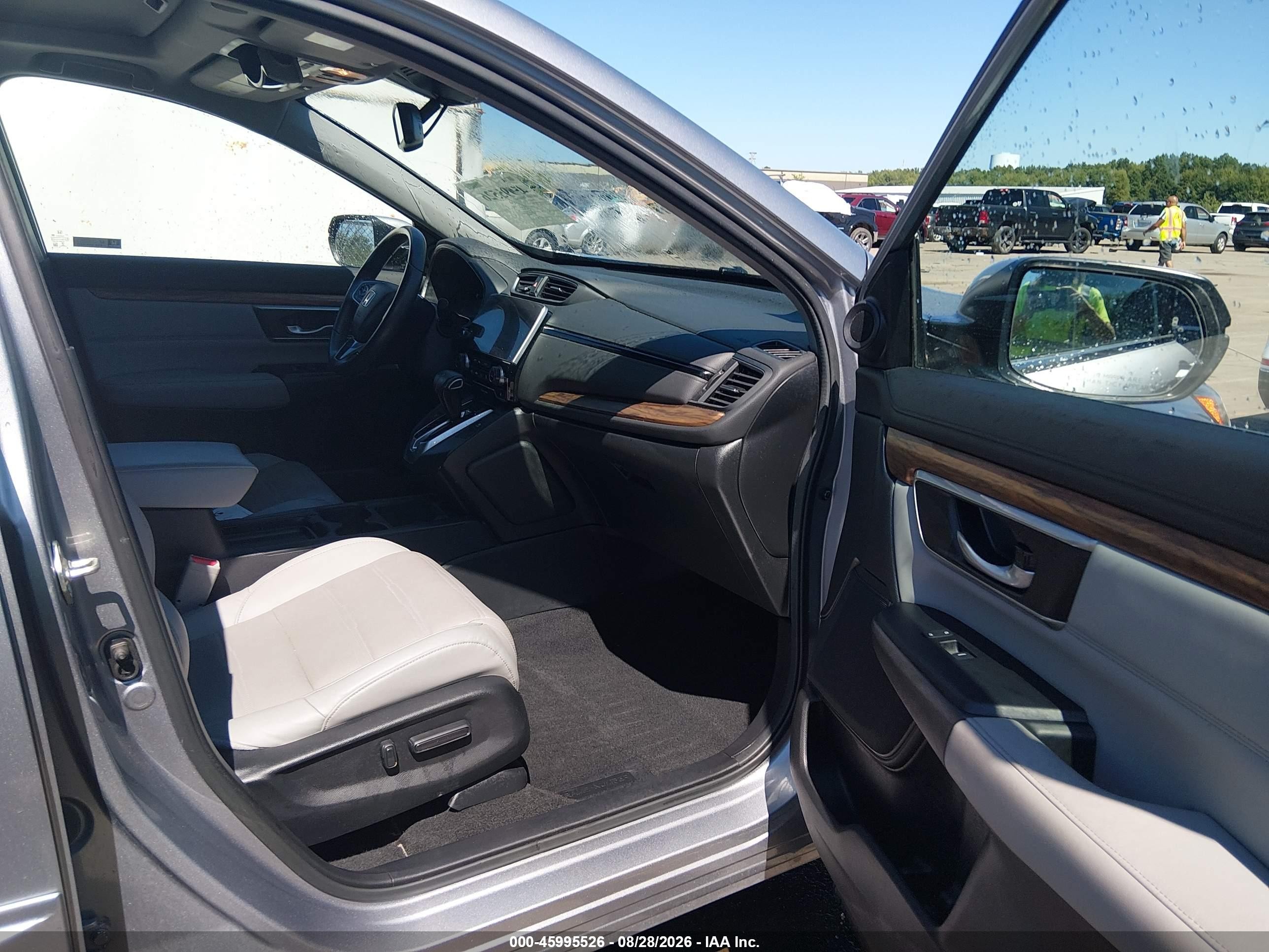 2019 Honda Cr-v Ex-l Silver vin: 7FARW2H82KE043419