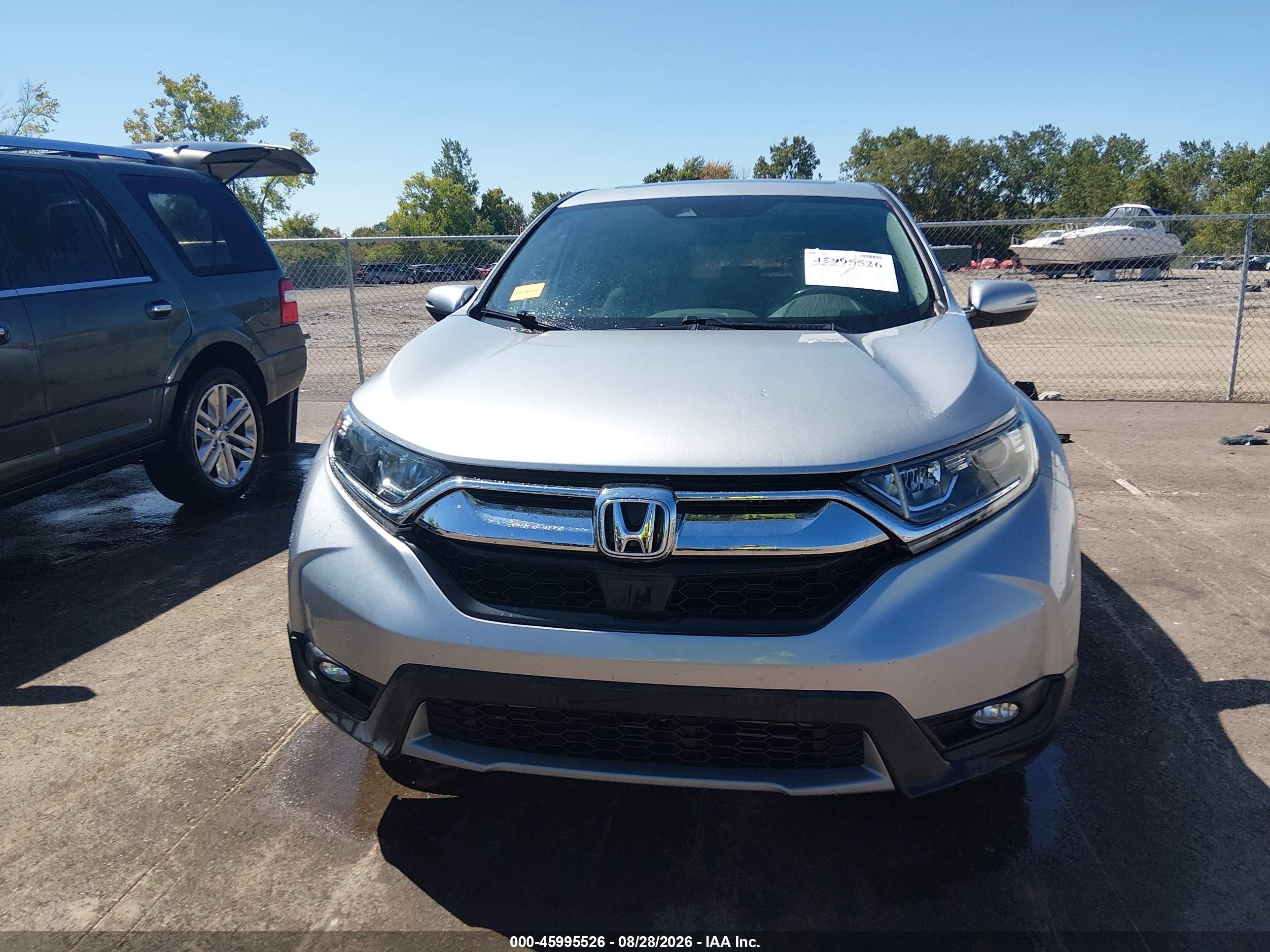 2019 Honda Cr-v Ex-l Silver vin: 7FARW2H82KE043419