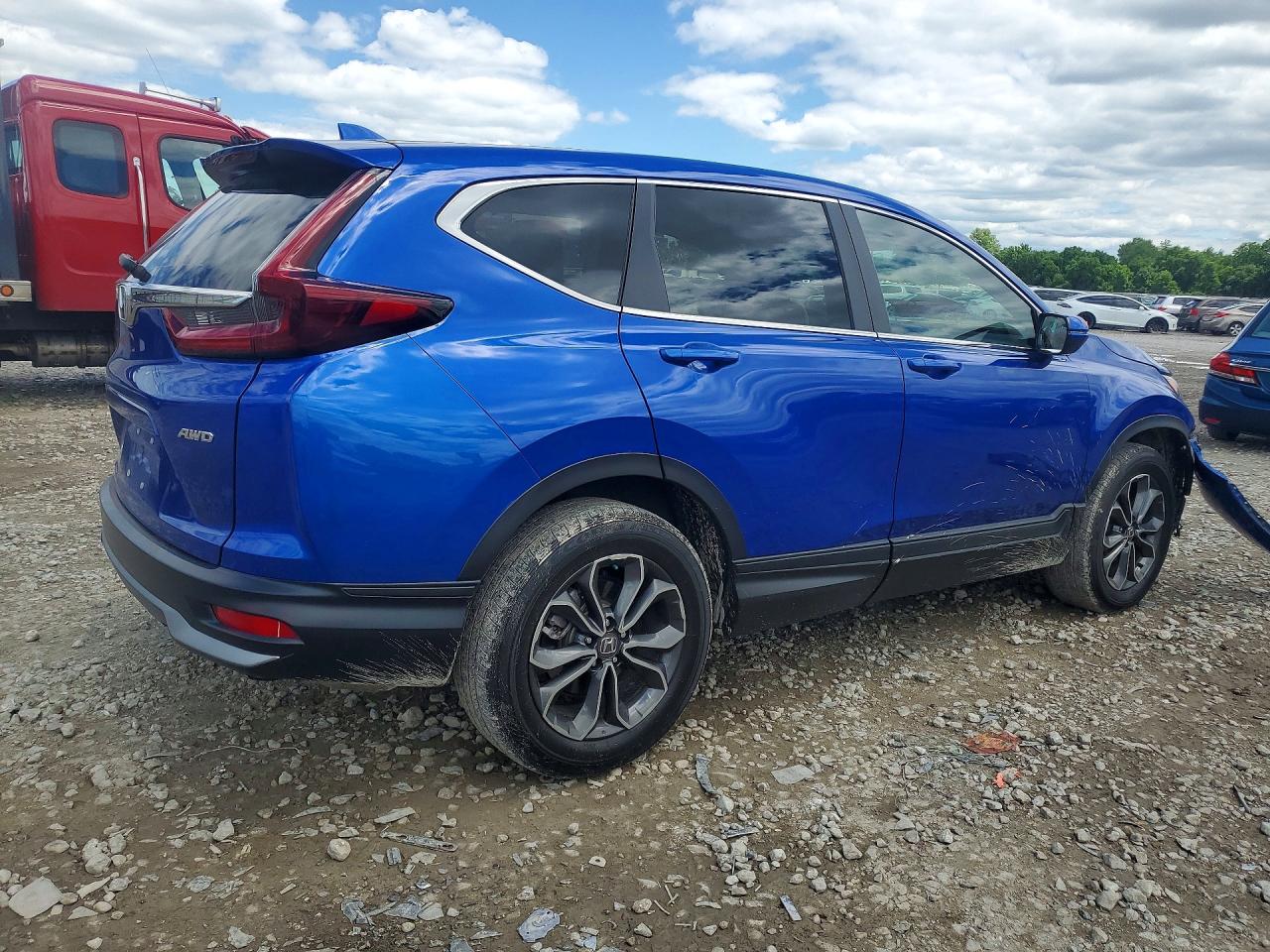 2021 Honda Cr-v Exl Blue vin: 7FARW2H82ME016790