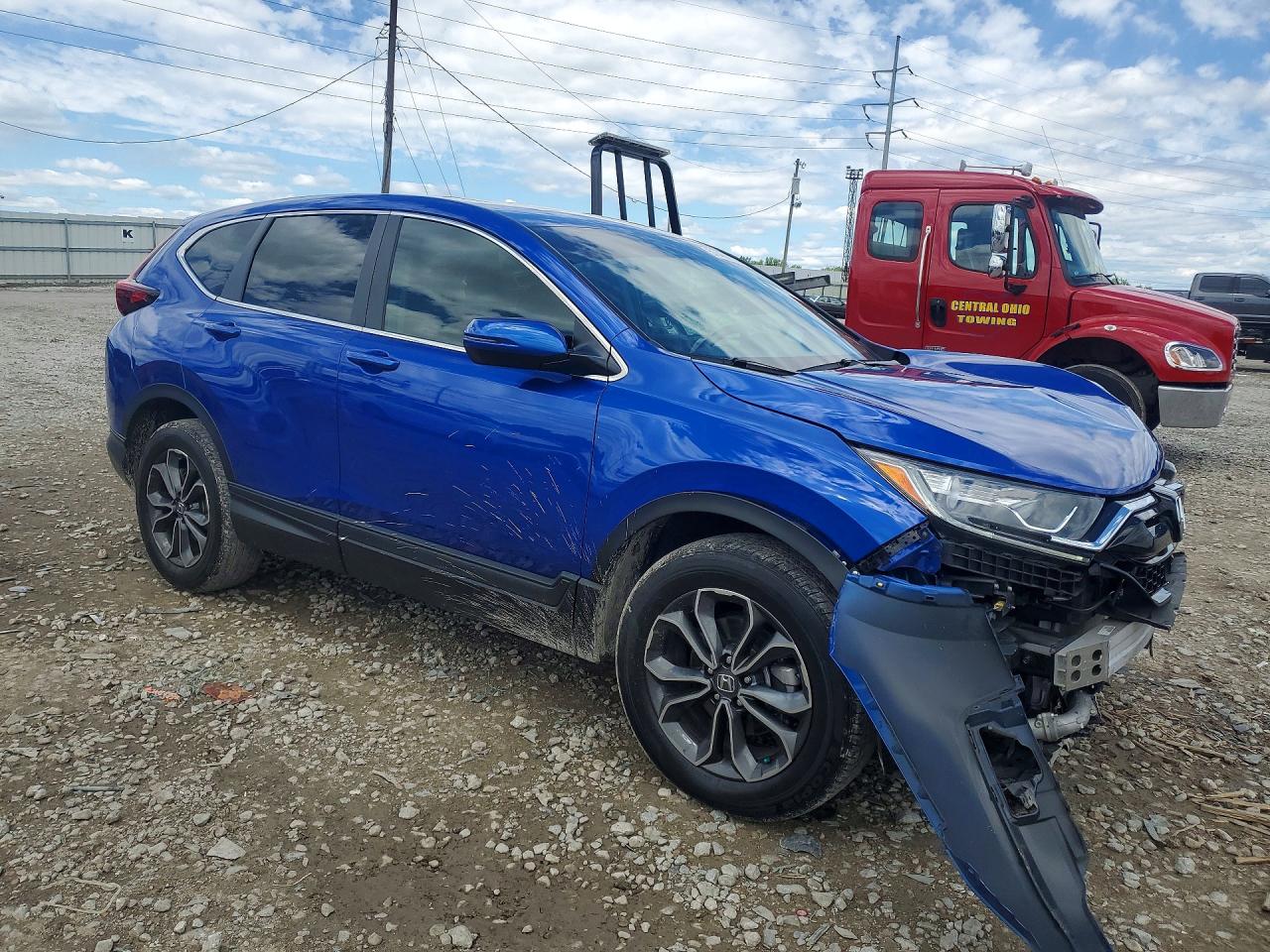 2021 Honda Cr-v Exl Blue vin: 7FARW2H82ME016790
