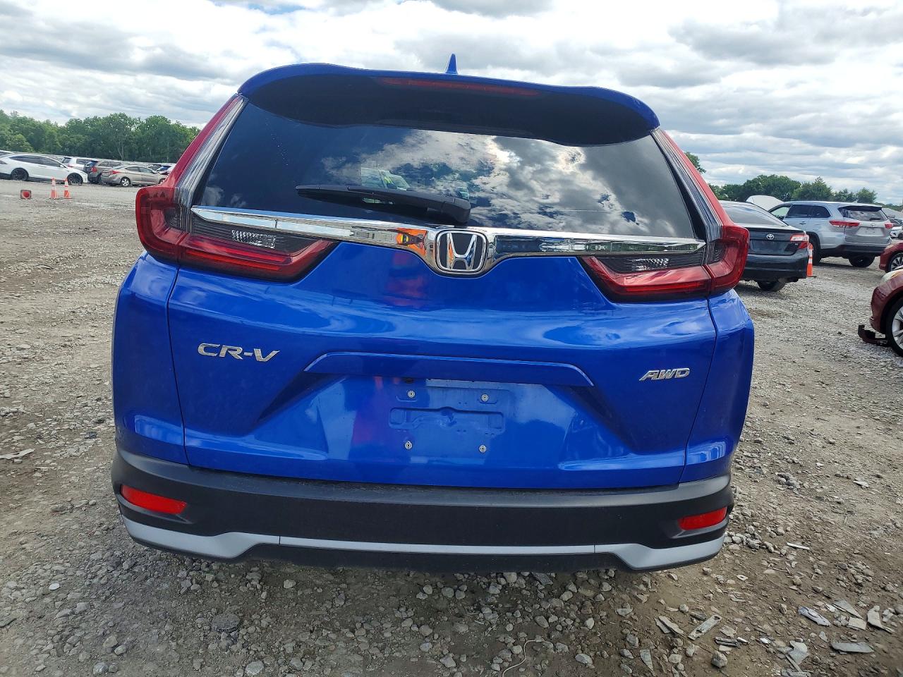 2021 Honda Cr-v Exl Blue vin: 7FARW2H82ME016790