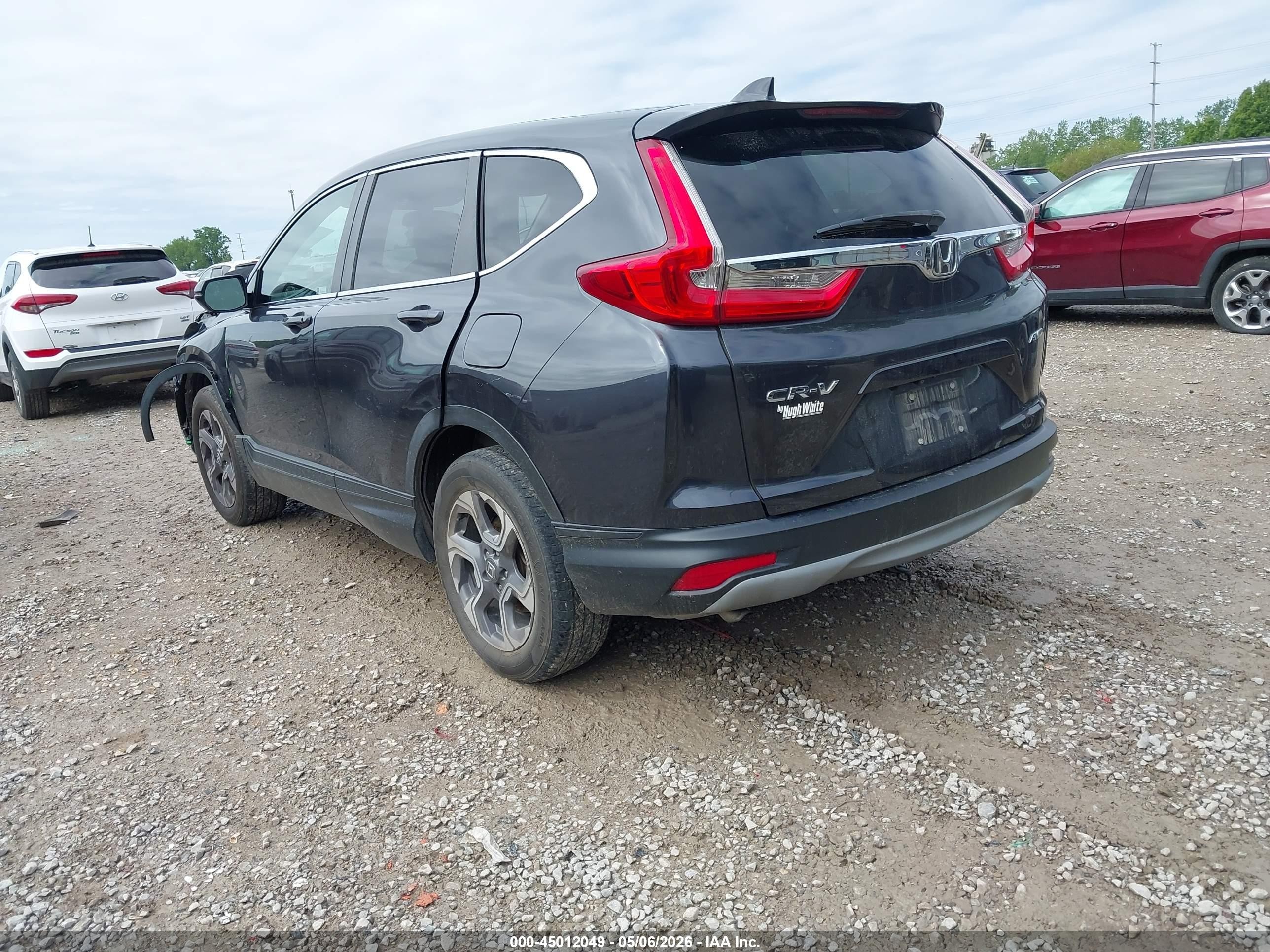 2018 Honda Cr-v Ex-l/ex-l Navi Dark Blue vin: 7FARW2H84JE099411