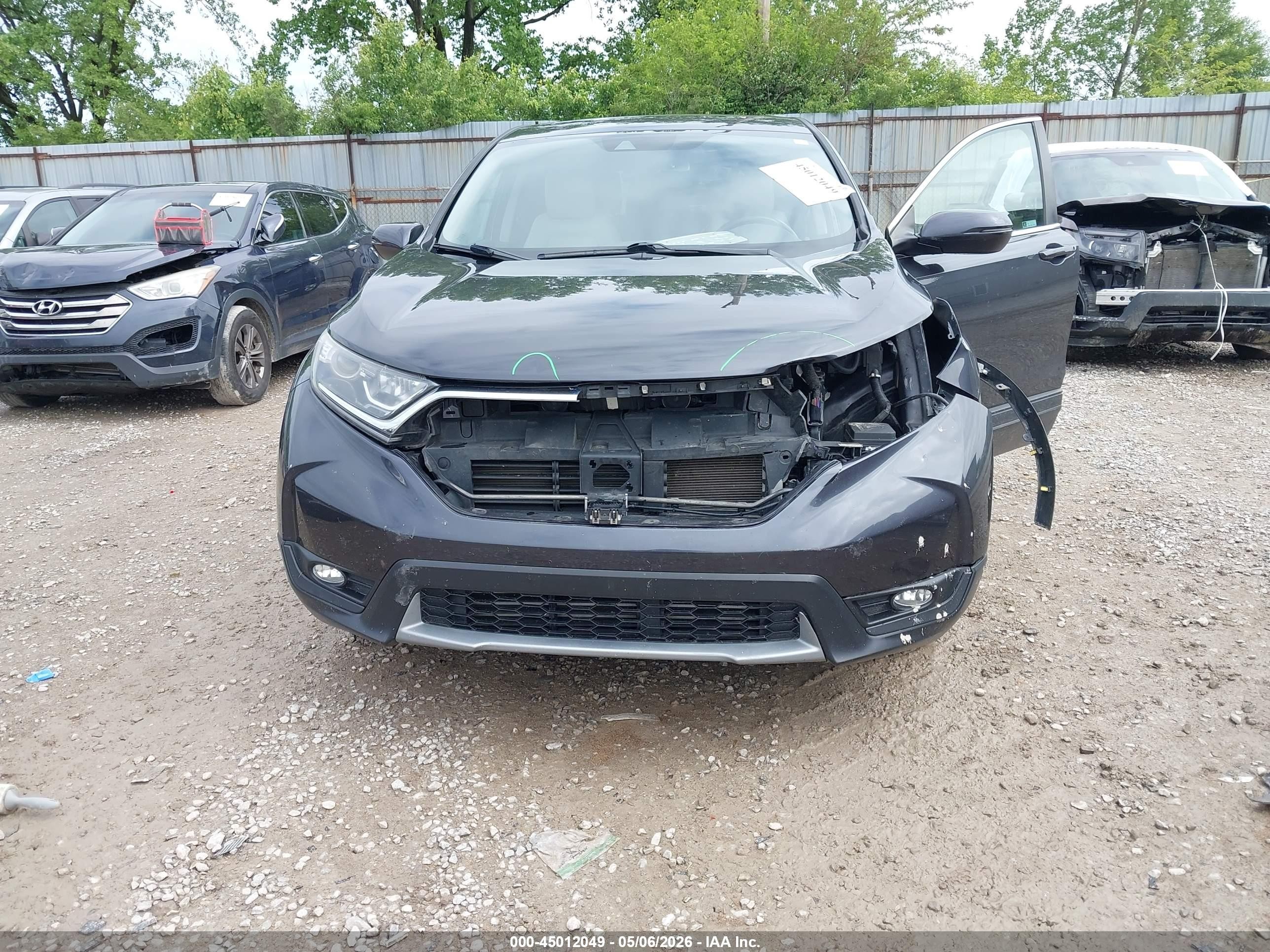 2018 Honda Cr-v Ex-l/ex-l Navi Dark Blue vin: 7FARW2H84JE099411