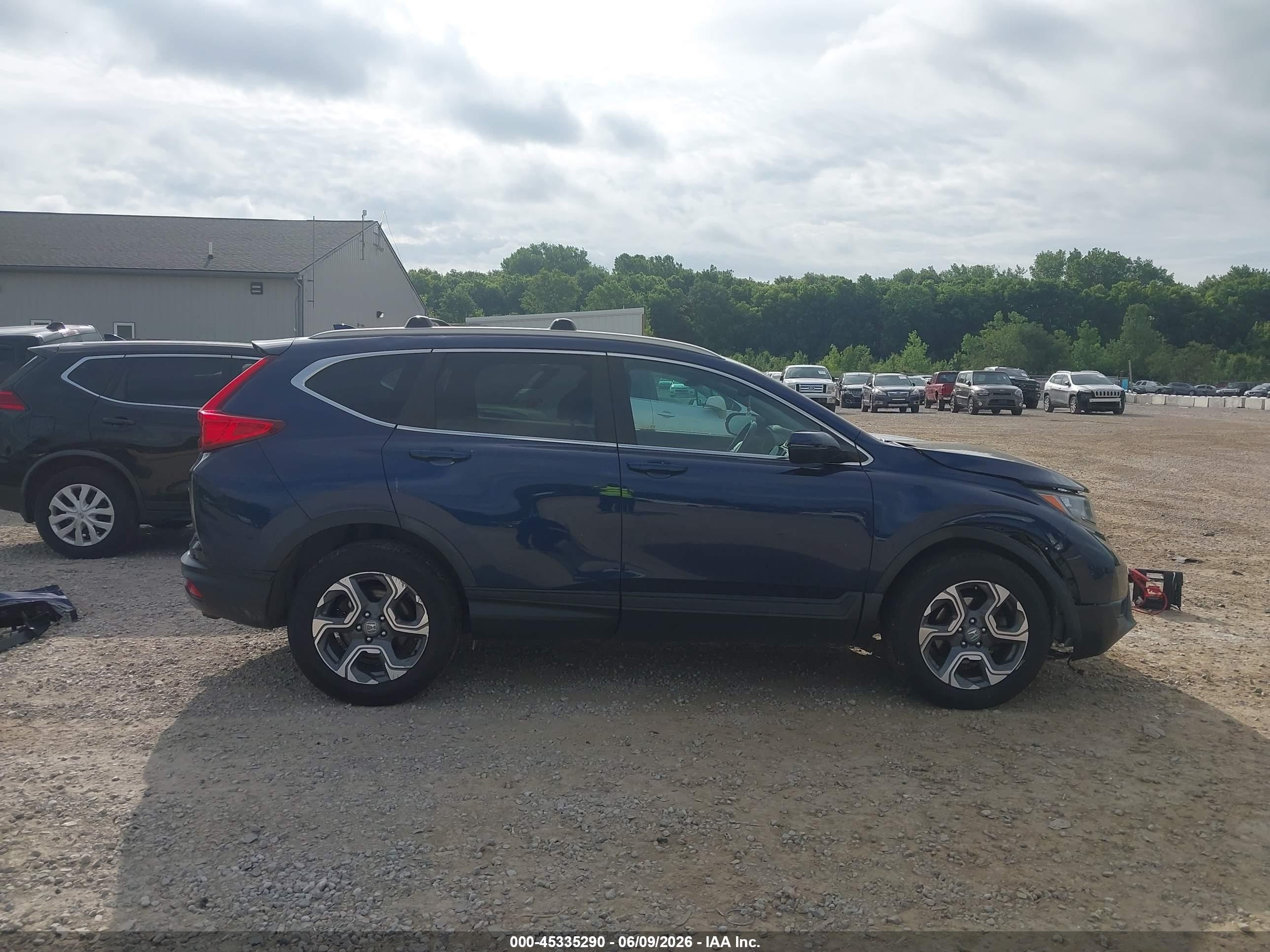 2018 Honda Cr-v Ex-l/ex-l Navi Blue vin: 7FARW2H85JE024930