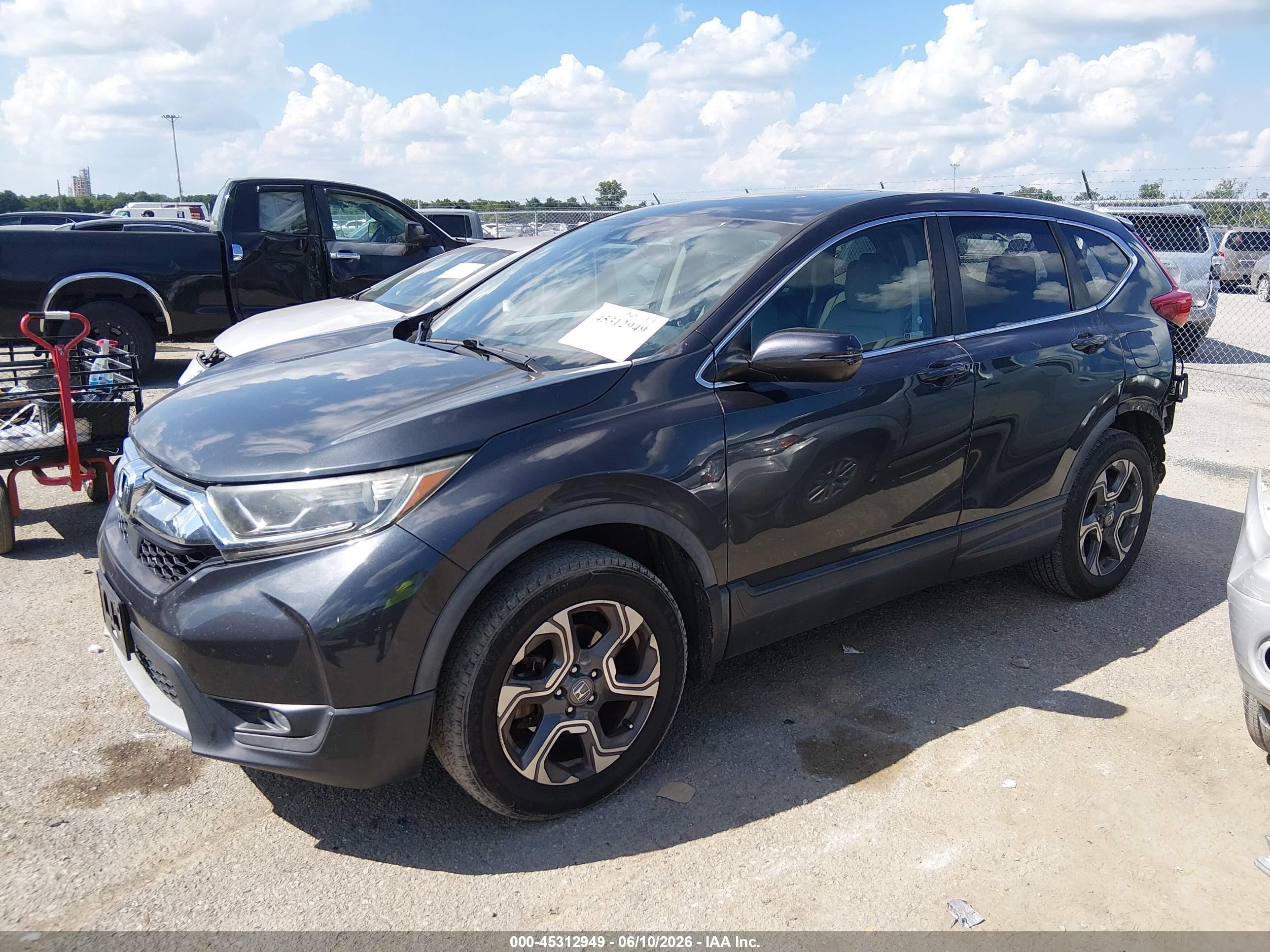 2018 Honda Cr-v Ex-l/ex-l Navi Blue vin: 7FARW2H86JE097269