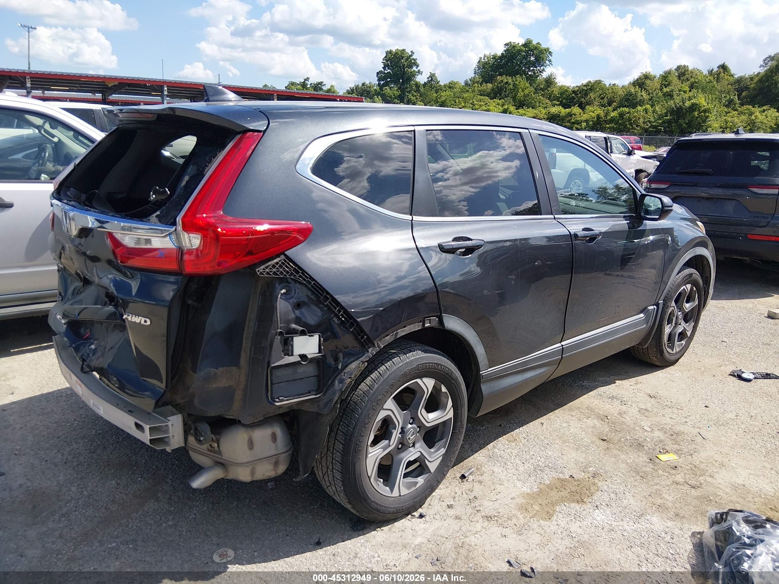 2018 Honda Cr-v Ex-l/ex-l Navi Blue vin: 7FARW2H86JE097269