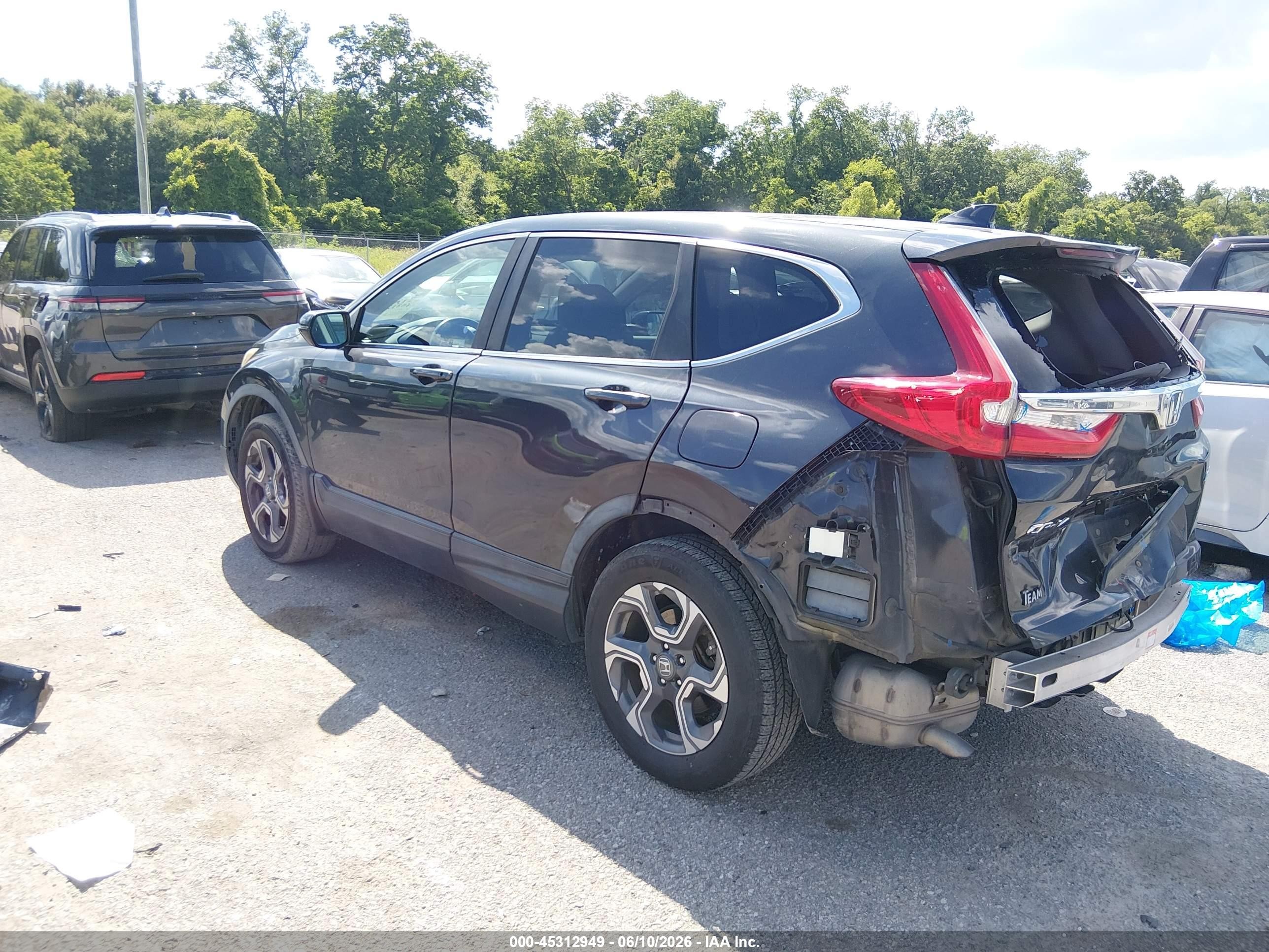 2018 Honda Cr-v Ex-l/ex-l Navi Blue vin: 7FARW2H86JE097269