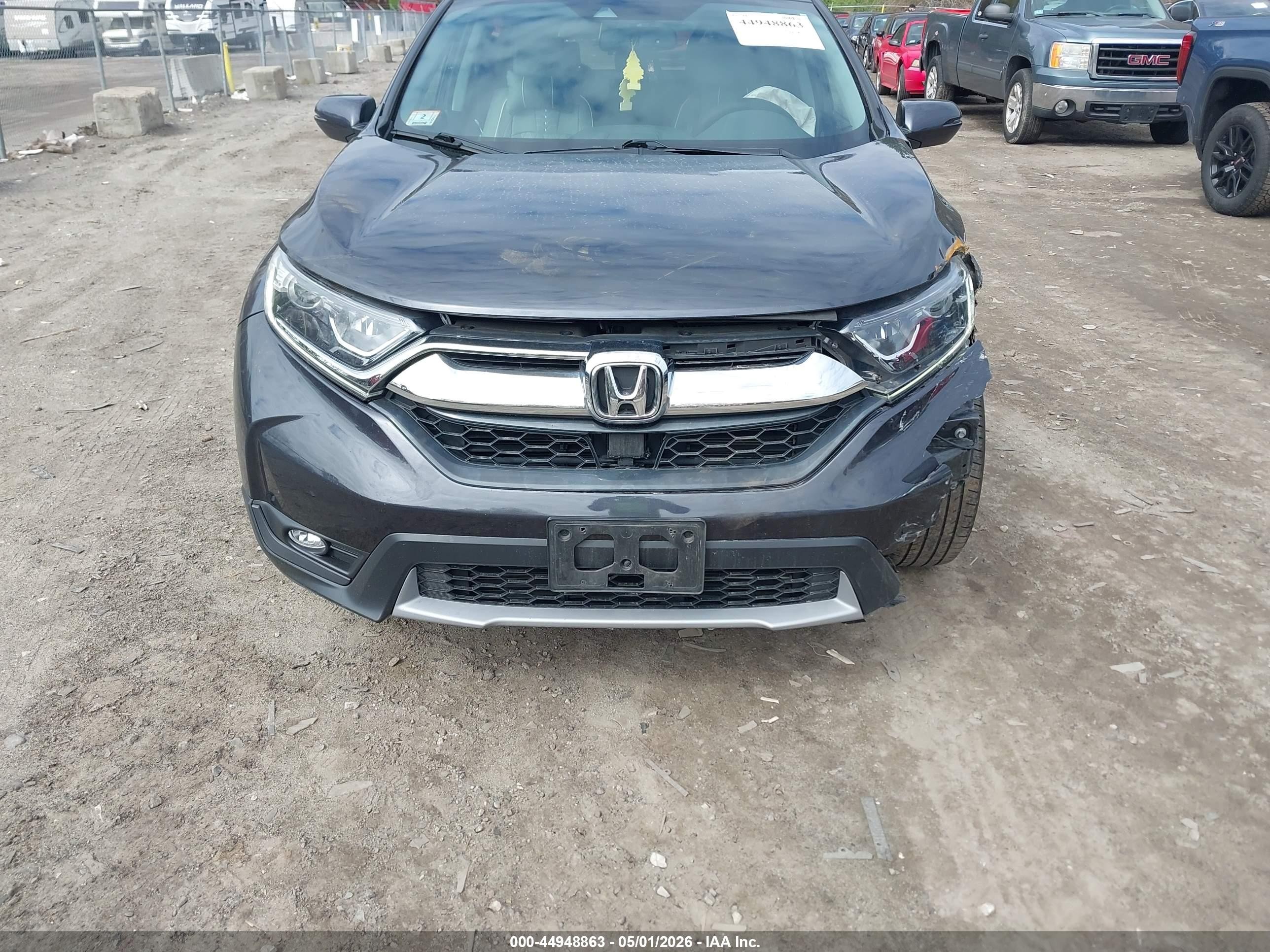 2018 Honda Cr-v Ex-l/ex-l Navi Gray vin: 7FARW2H87JE056777