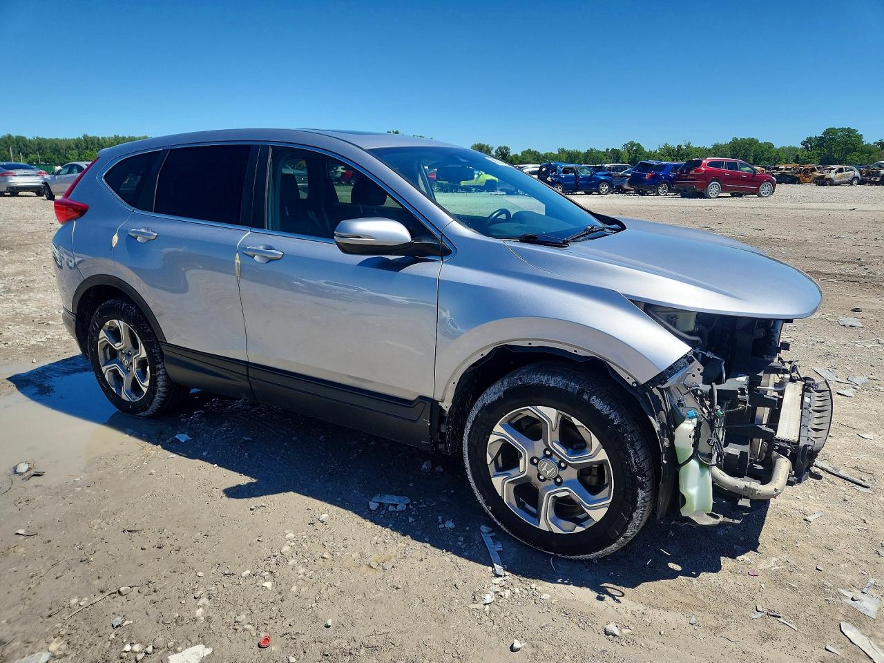 2018 Honda Cr-v Exl Серебряный vin: 7FARW2H87JE062143