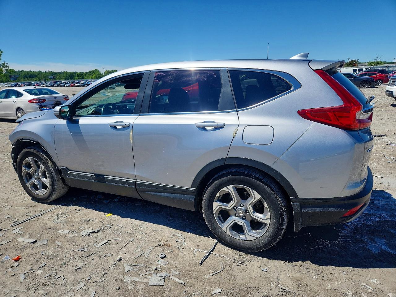 2018 Honda Cr-v Exl Серебряный vin: 7FARW2H87JE062143