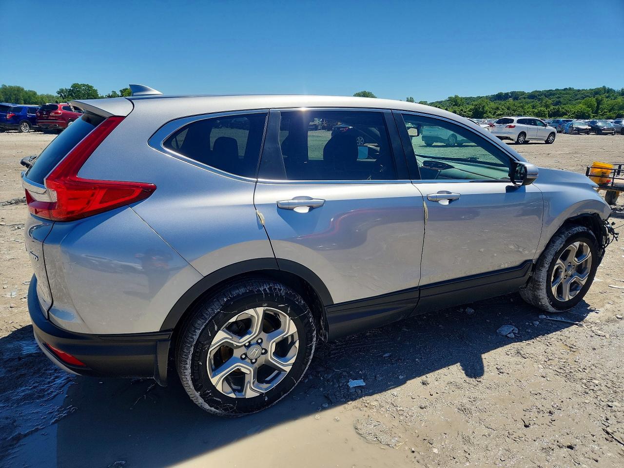 2018 Honda Cr-v Exl Серебряный vin: 7FARW2H87JE062143