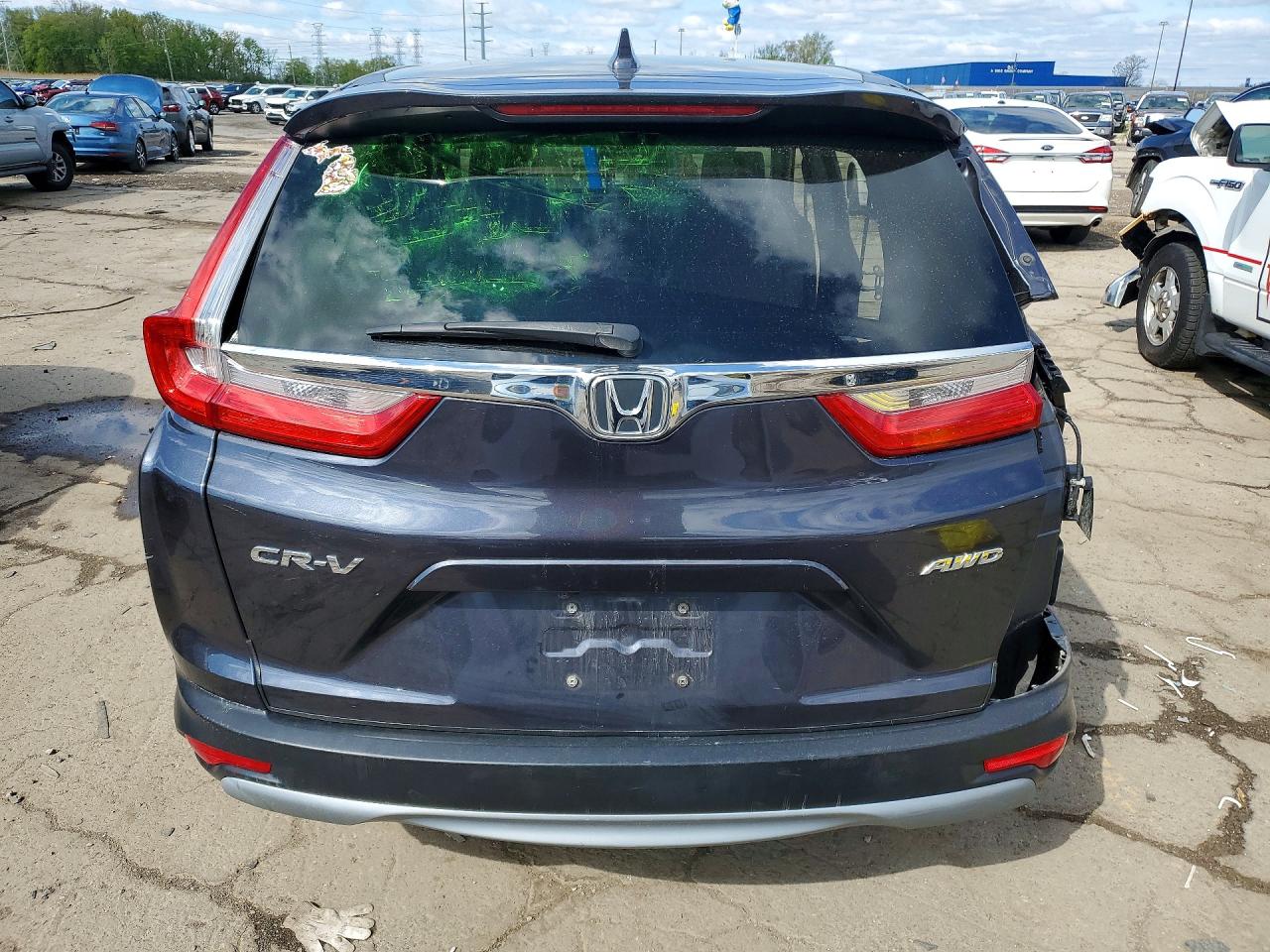 2018 Honda Cr-v Exl Серый vin: 7FARW2H89JE028642