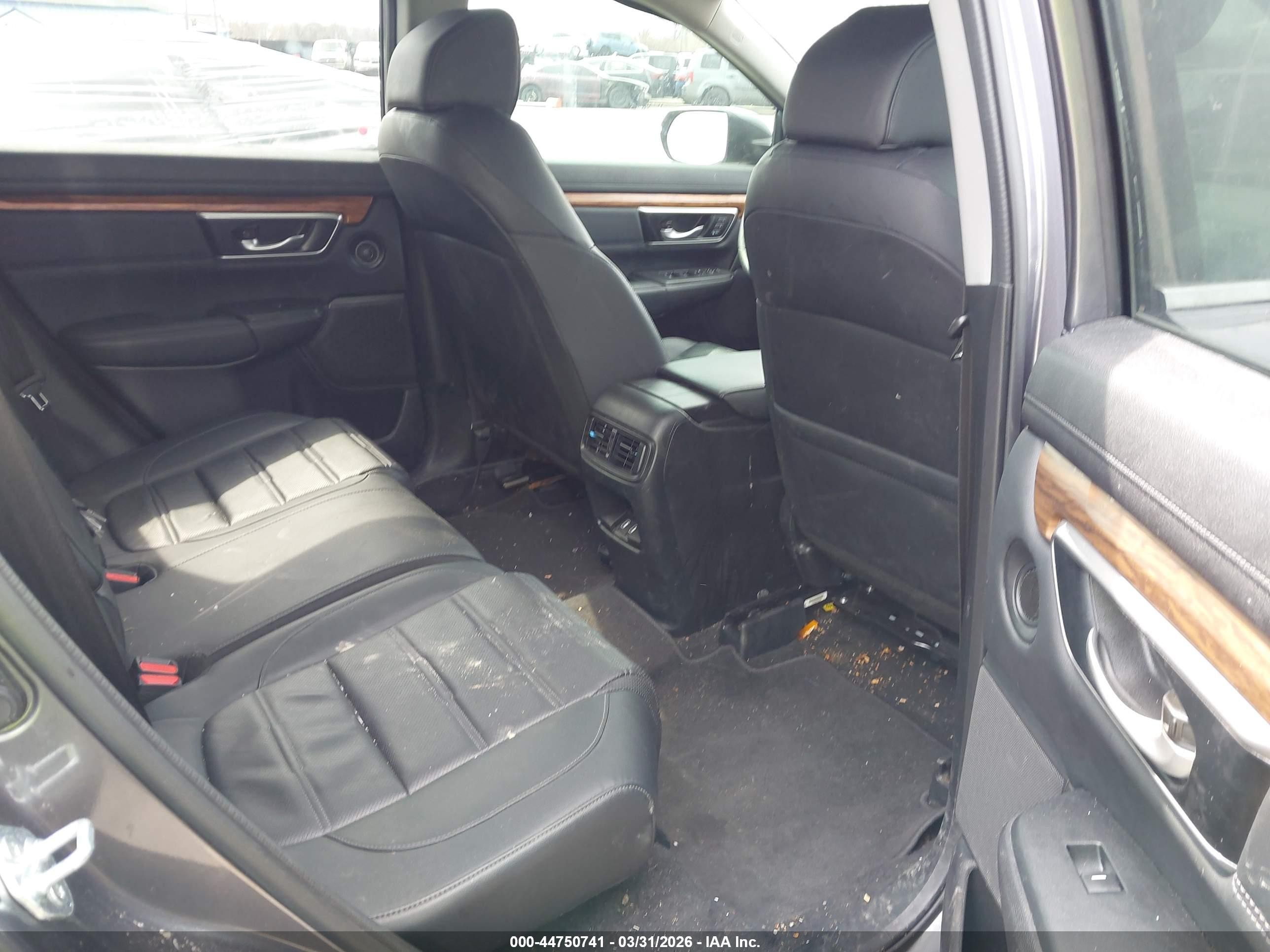 2022 Honda Cr-v Awd Ex-l Gray vin: 7FARW2H89NE050615