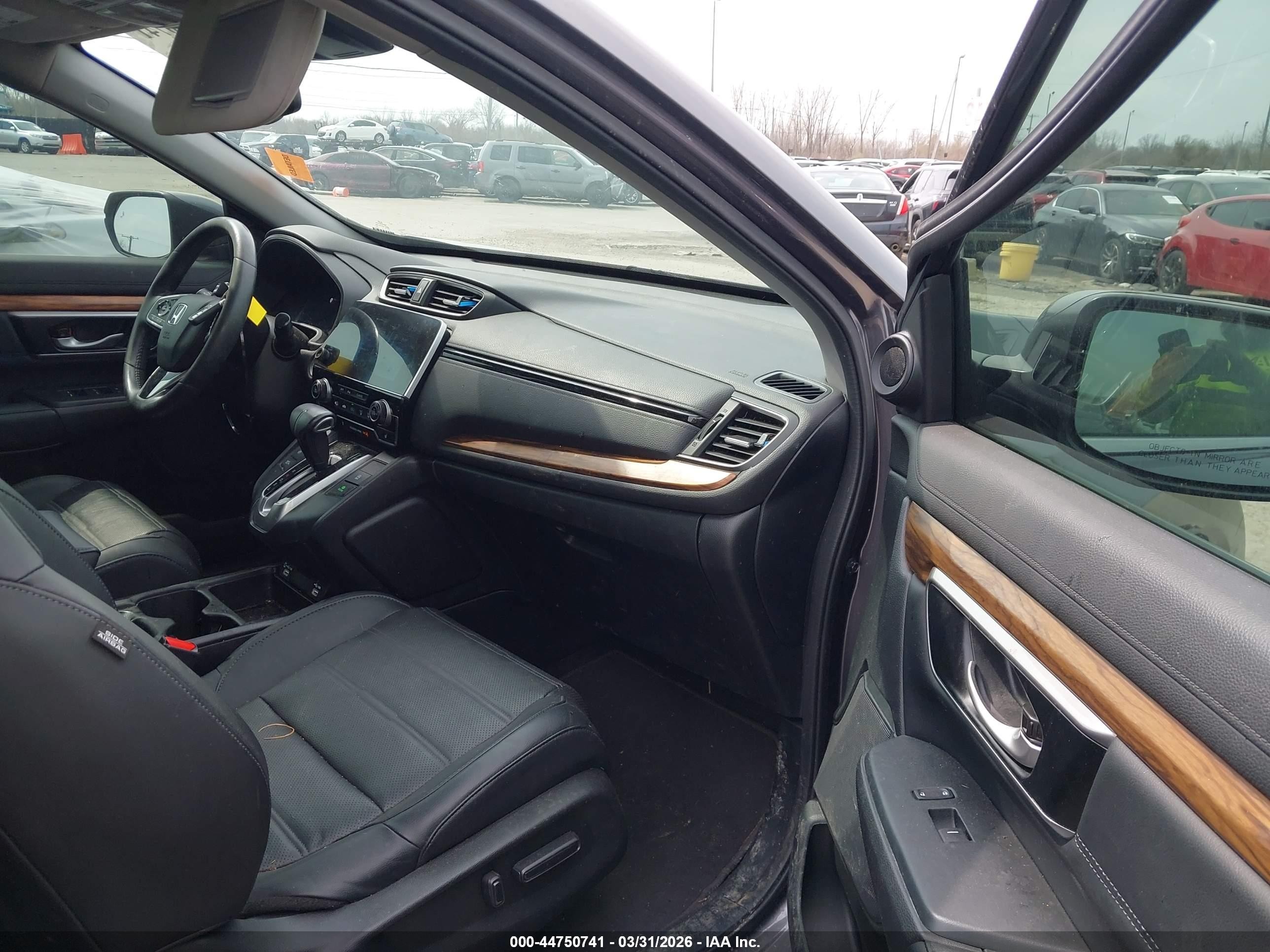 2022 Honda Cr-v Awd Ex-l Gray vin: 7FARW2H89NE050615