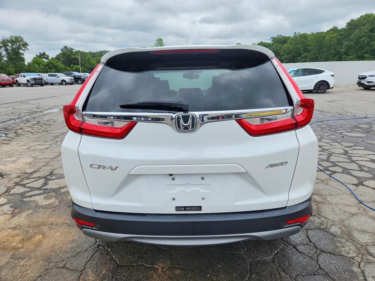 2019 Honda Cr-v Exl White vin: 7FARW2H8XKE063417