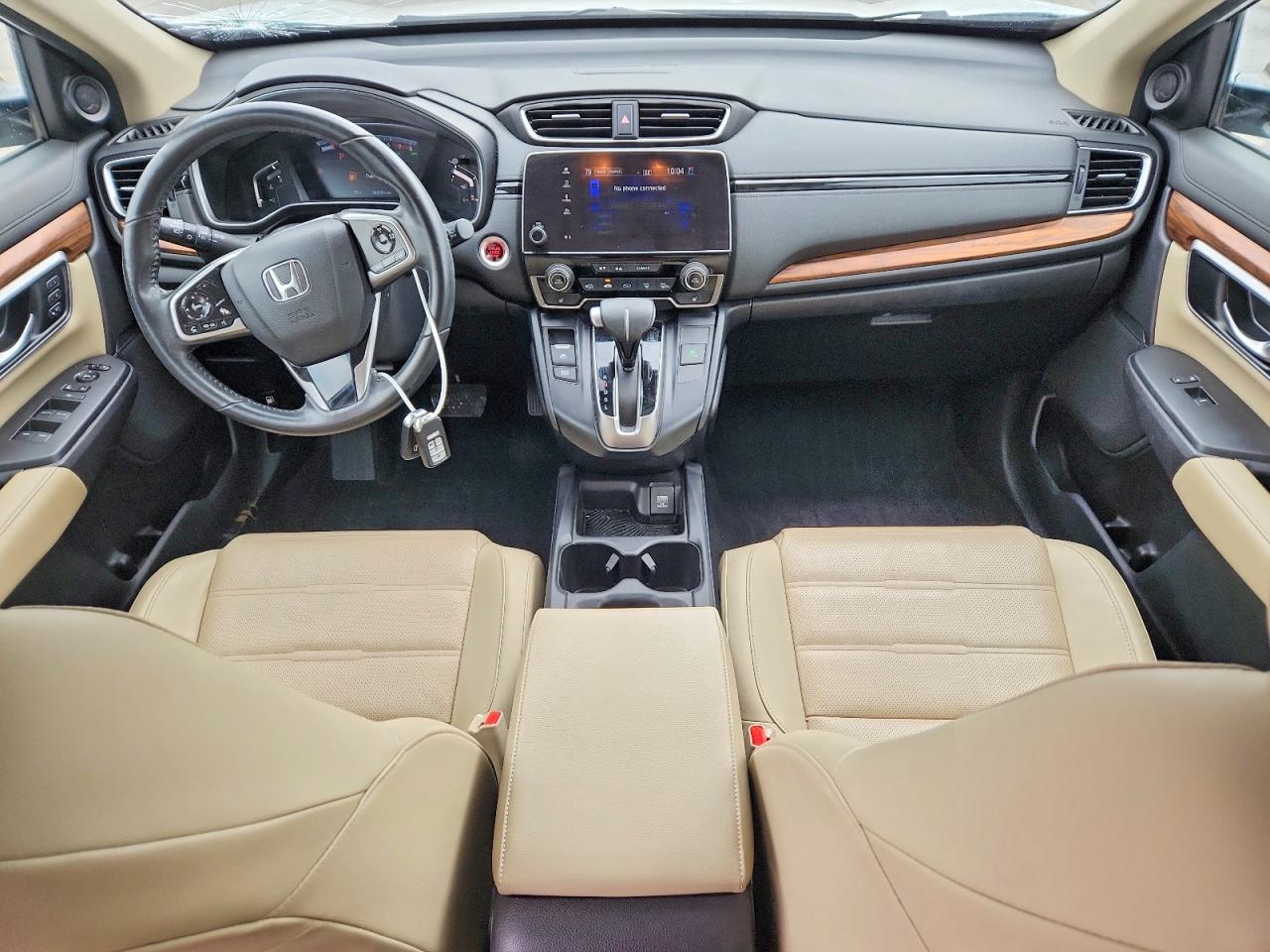 2019 Honda Cr-v Exl White vin: 7FARW2H8XKE063417