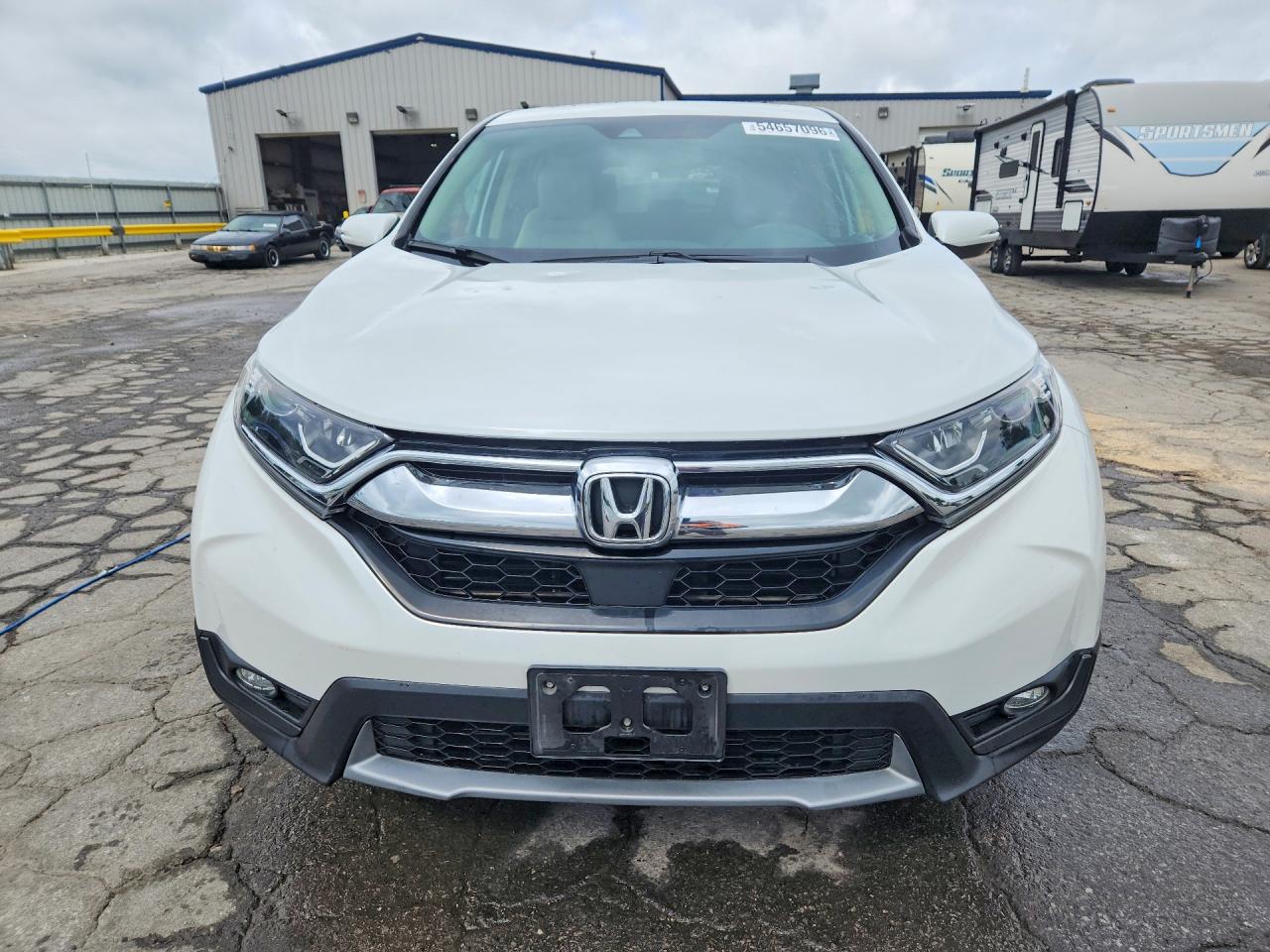 2019 Honda Cr-v Exl White vin: 7FARW2H8XKE063417