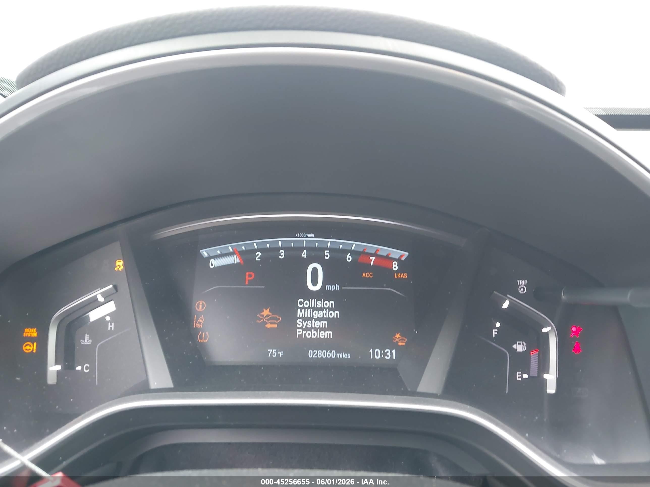 2019 Honda Cr-v Touring Gray vin: 7FARW2H92KE003138
