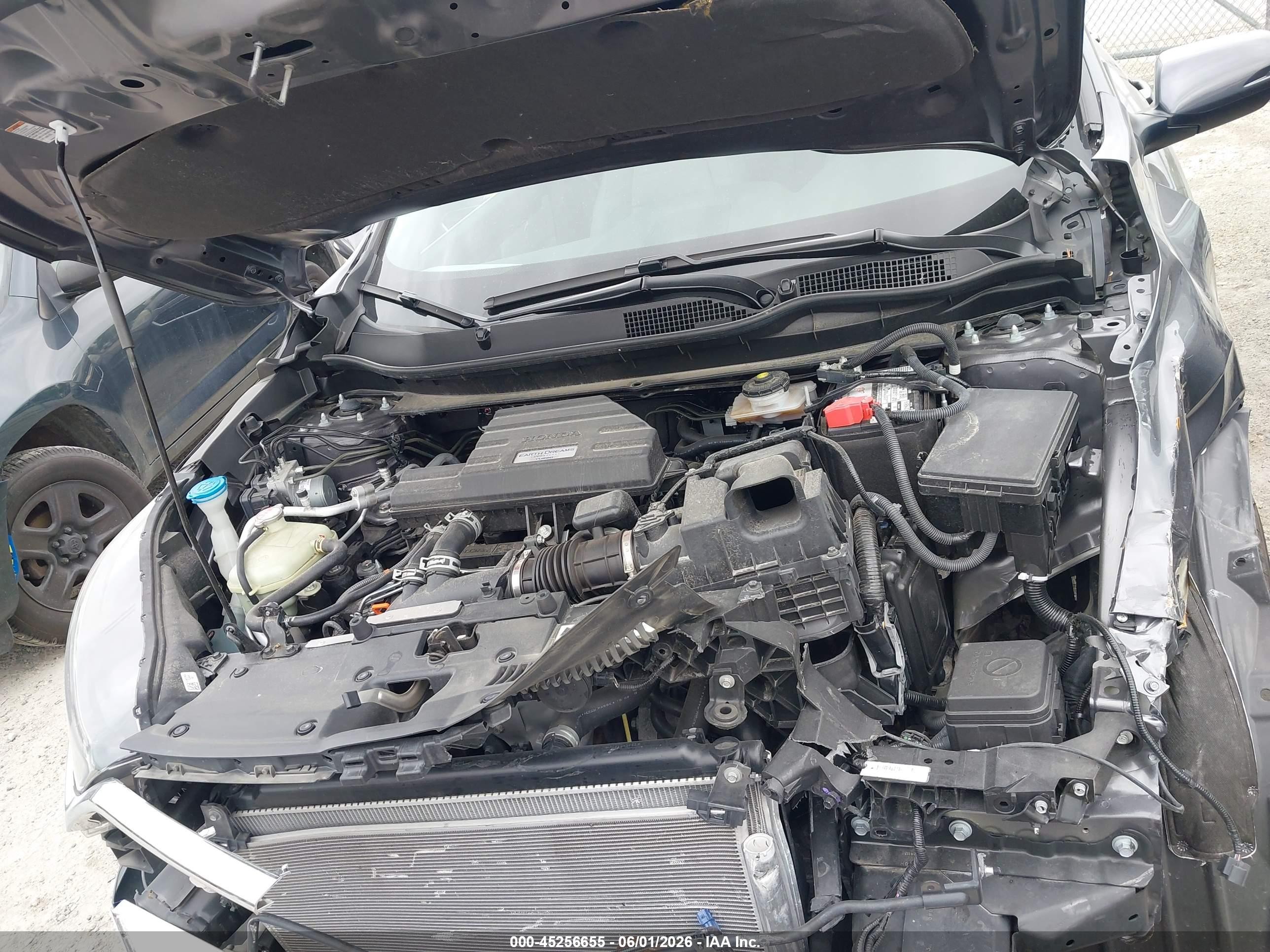 2019 Honda Cr-v Touring Gray vin: 7FARW2H92KE003138