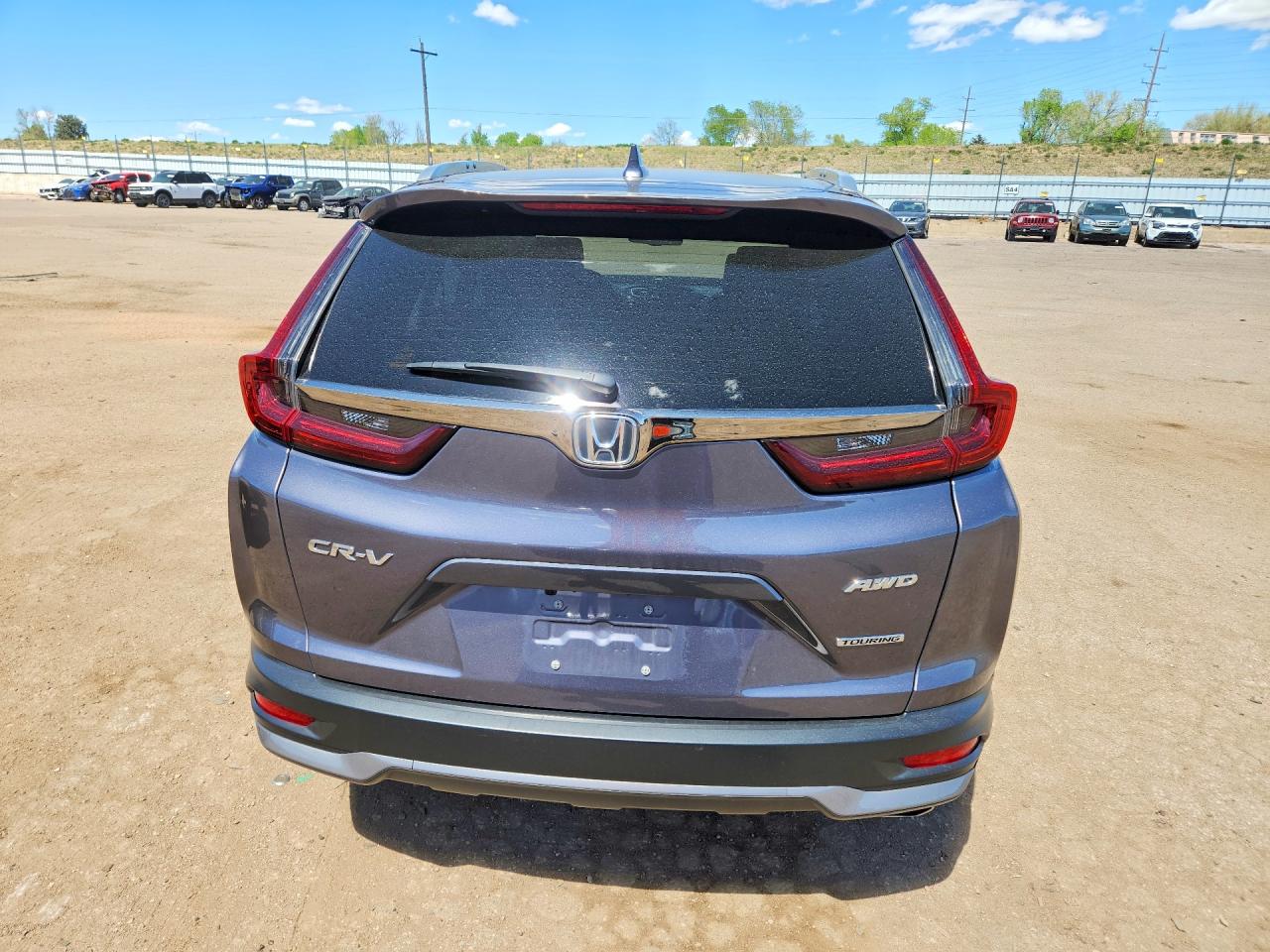 2022 Honda Cr-v Touring Gray vin: 7FARW2H92NE027363