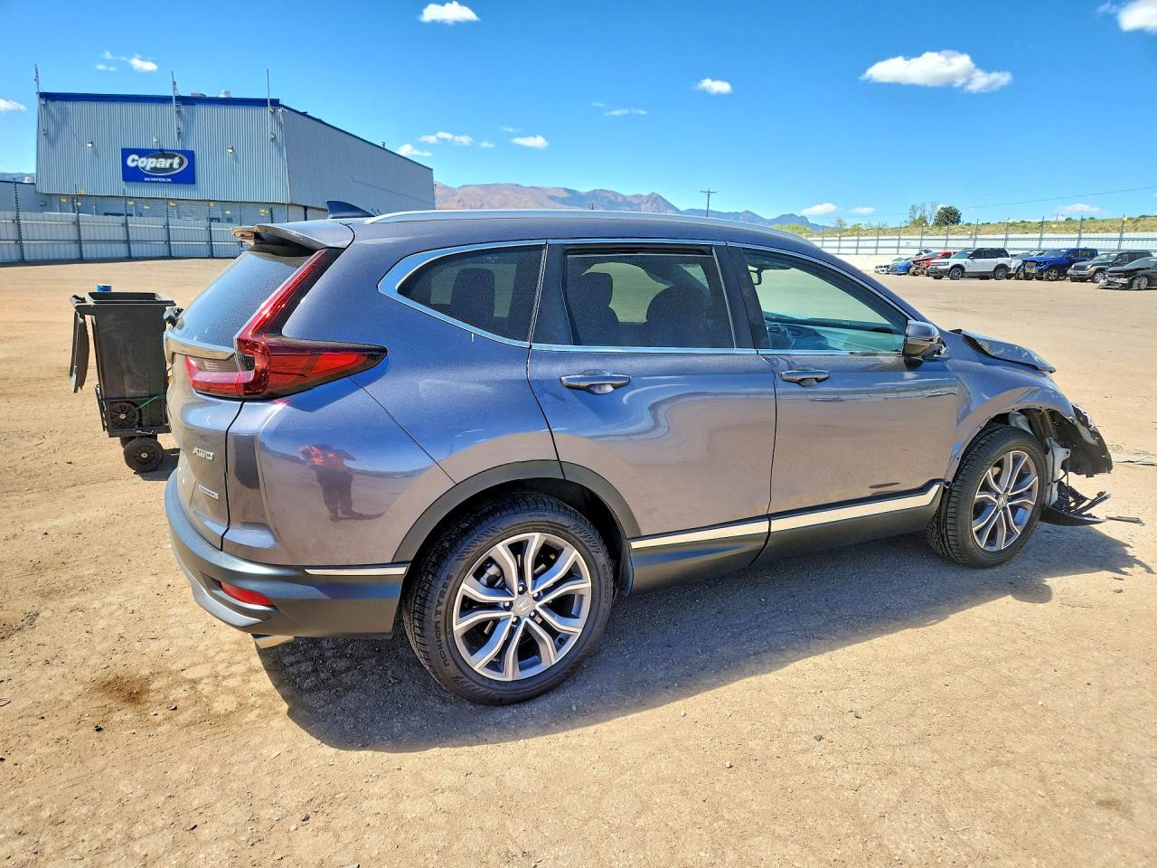 2022 Honda Cr-v Touring Gray vin: 7FARW2H92NE027363
