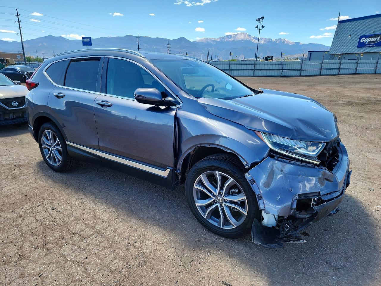 2022 Honda Cr-v Touring Gray vin: 7FARW2H92NE027363
