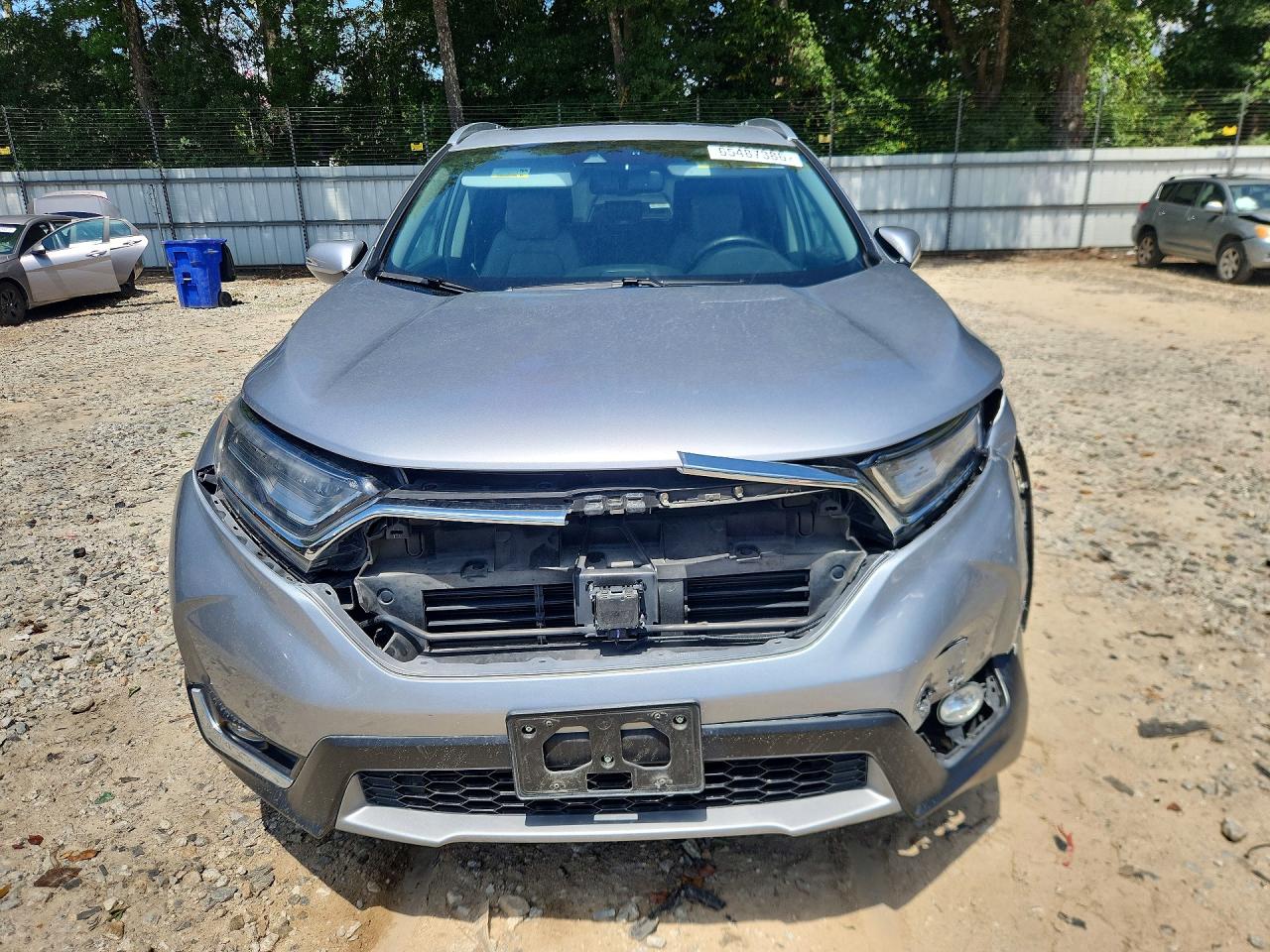 2018 Honda Cr-v Touring Silver vin: 7FARW2H94JE087123