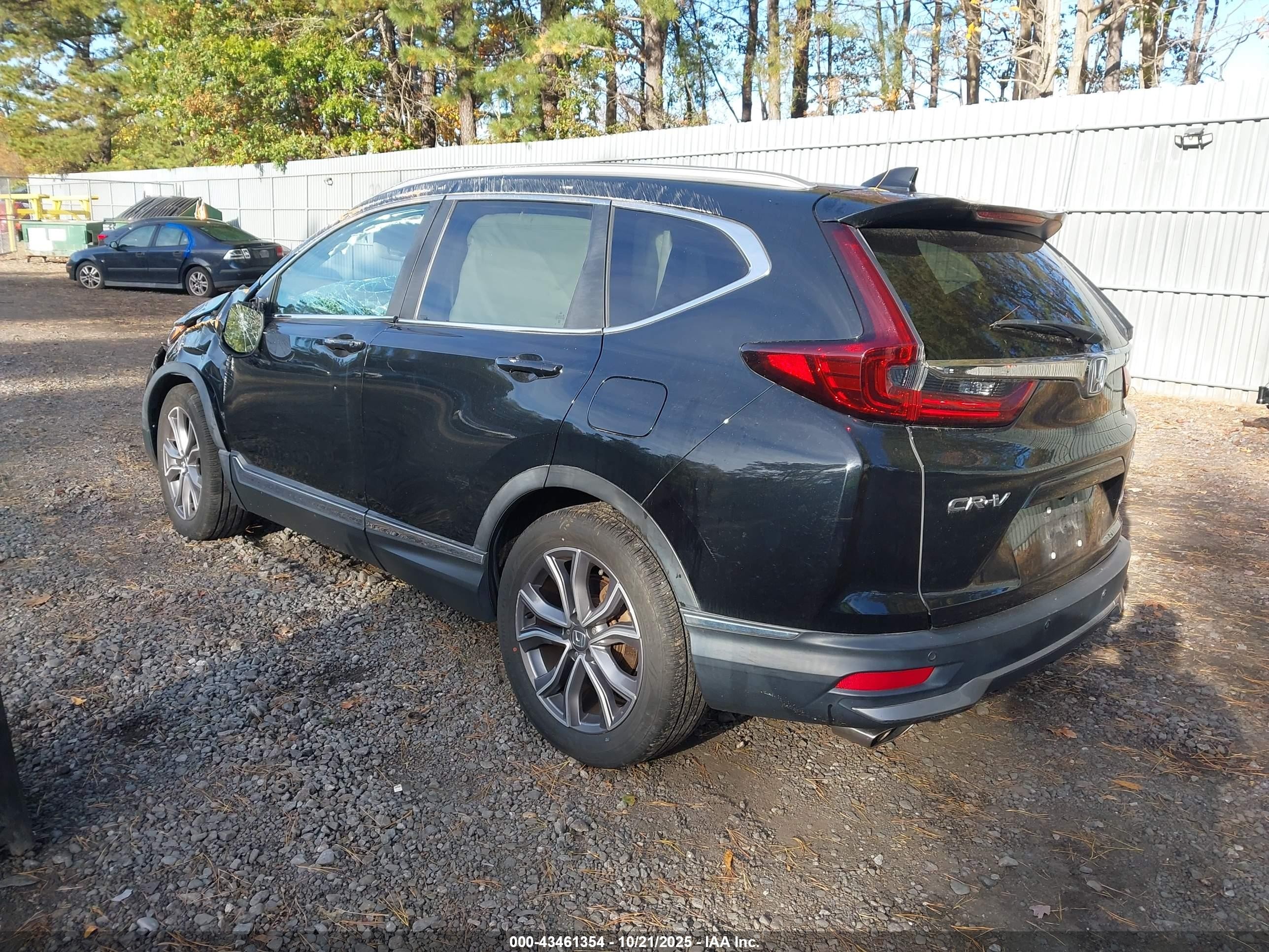2021 Honda Cr-v Awd Touring Черный vin: 7FARW2H99ME002457