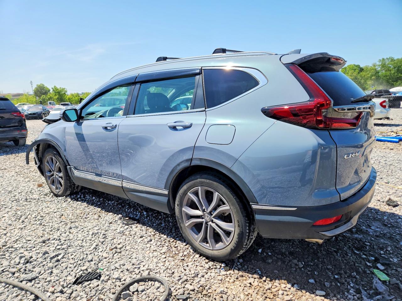 2022 Honda Cr-v Touring Gray vin: 7FARW2H9XNE037851