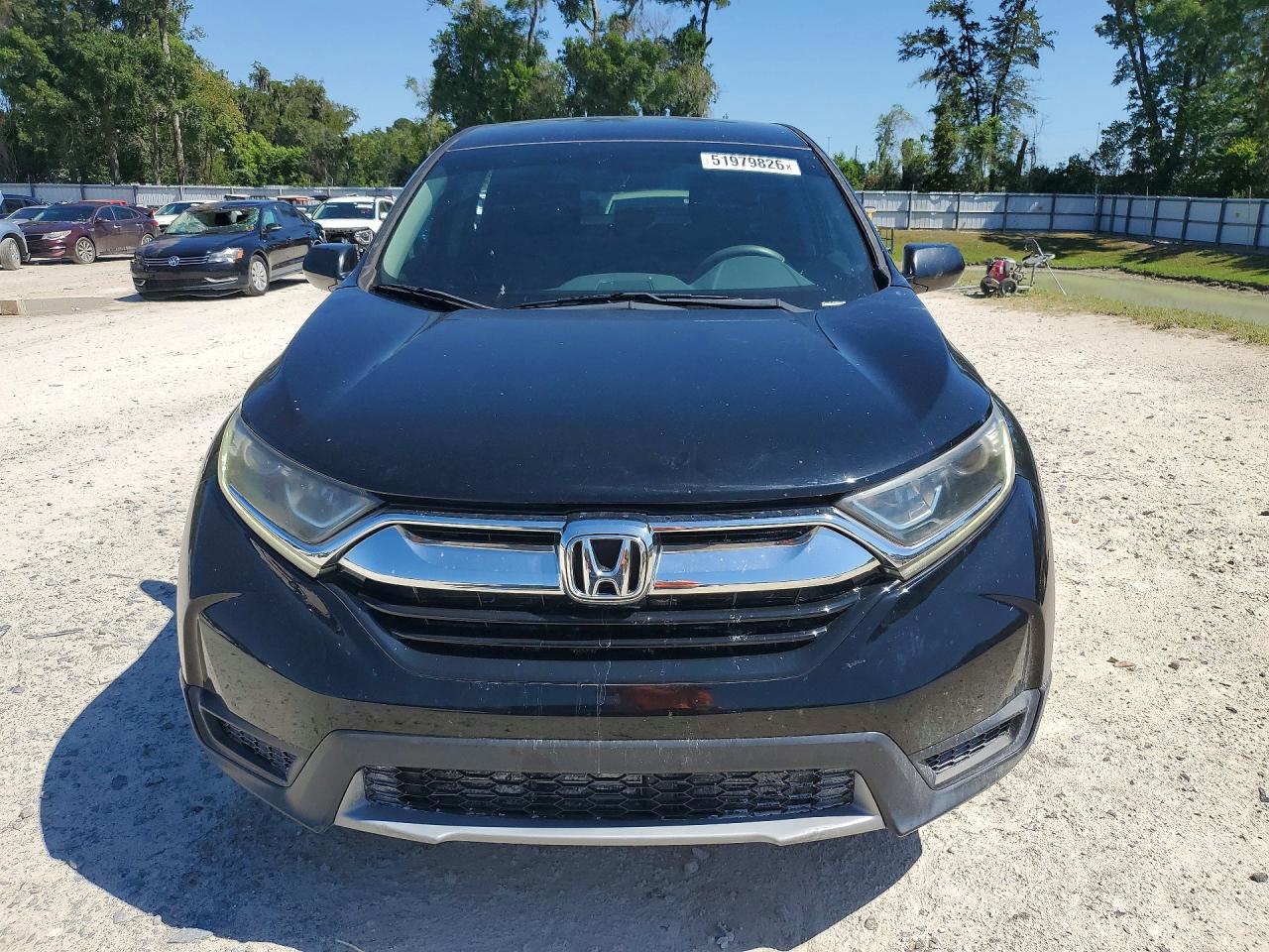2017 Honda Cr-v Lx Black vin: 7FARW5H30HE008442