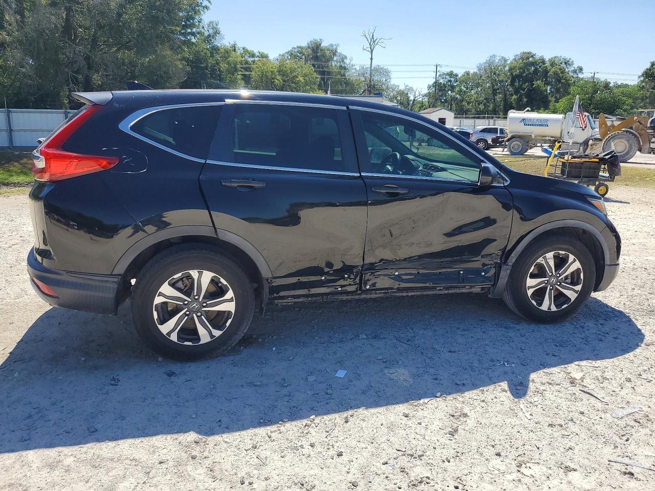 2017 Honda Cr-v Lx Black vin: 7FARW5H30HE008442