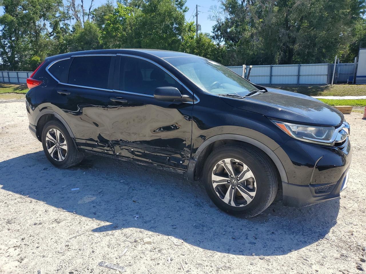 2017 Honda Cr-v Lx Black vin: 7FARW5H30HE008442