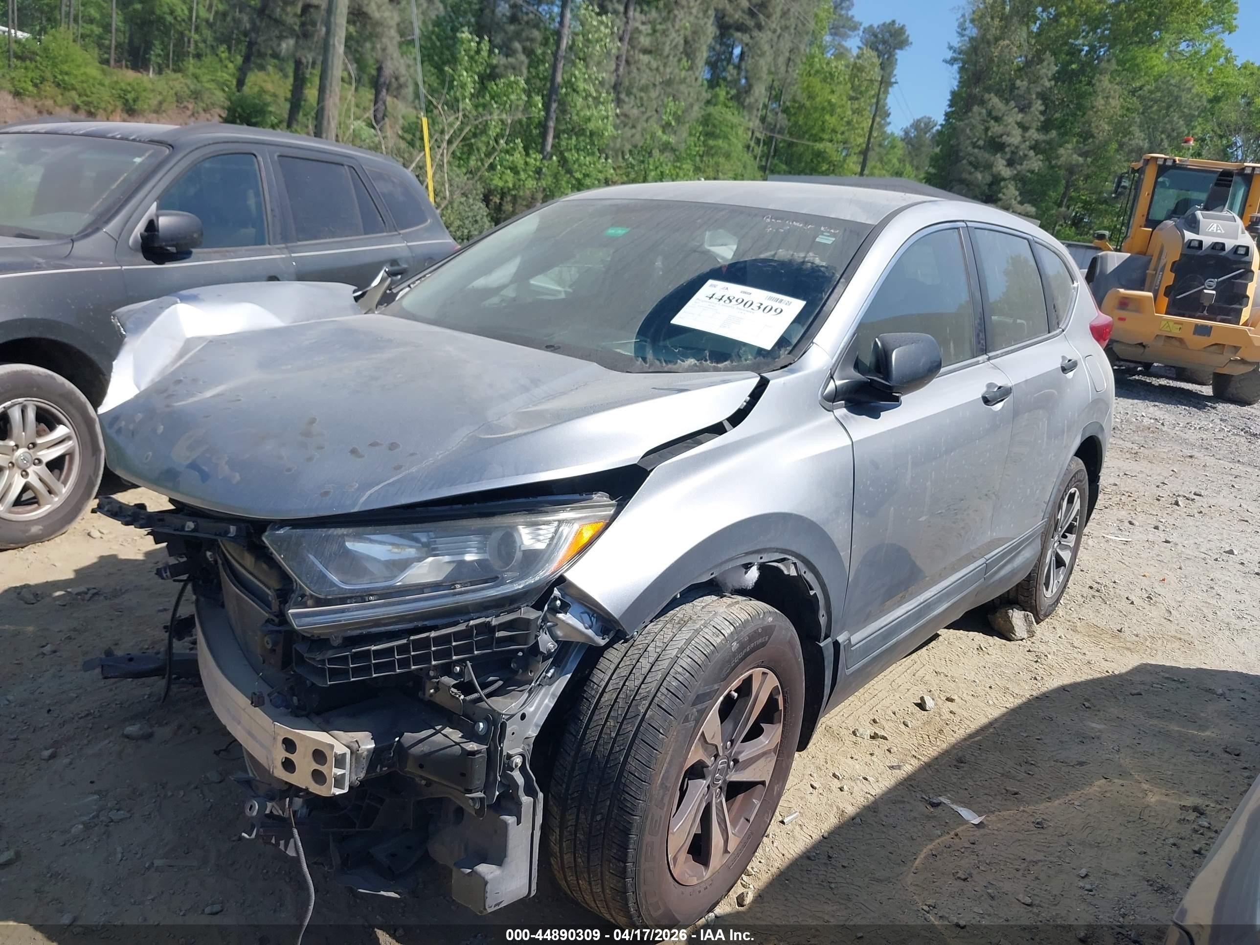 2017 Honda Cr-v Lx Silver vin: 7FARW5H30HE011907