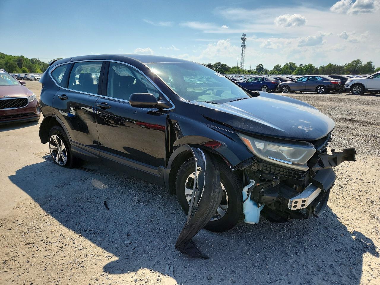 2017 Honda Cr-v Lx Black vin: 7FARW5H34HE000392