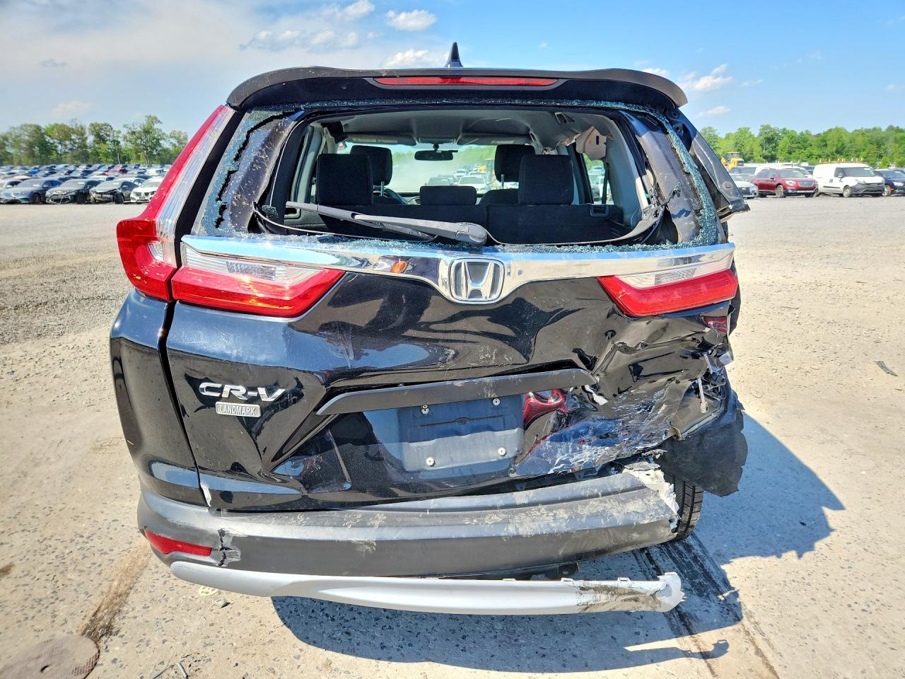 2017 Honda Cr-v Lx Black vin: 7FARW5H34HE000392
