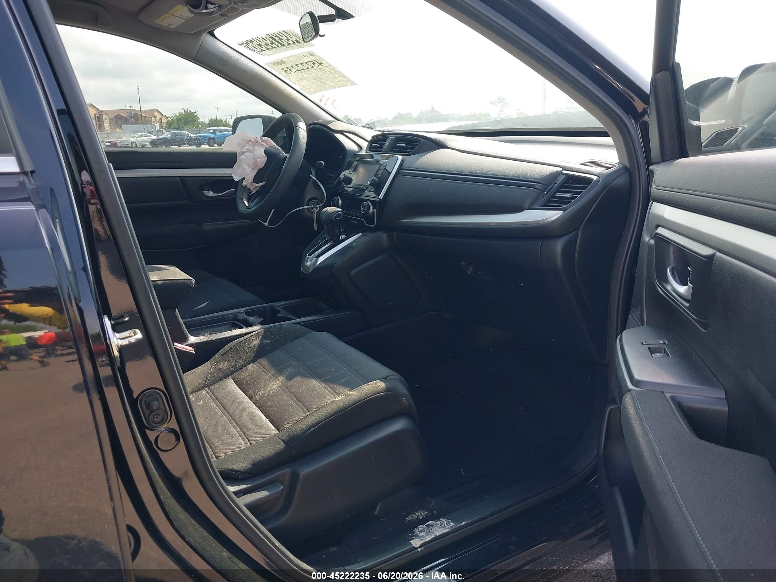 2017 Honda Cr-v Lx Black vin: 7FARW5H3XHE001370