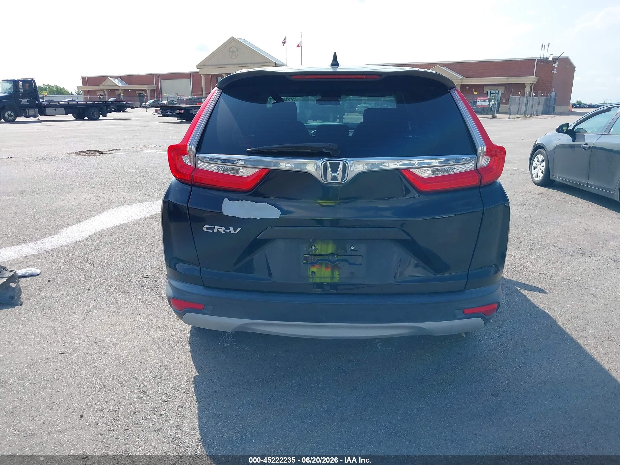 2017 Honda Cr-v Lx Black vin: 7FARW5H3XHE001370