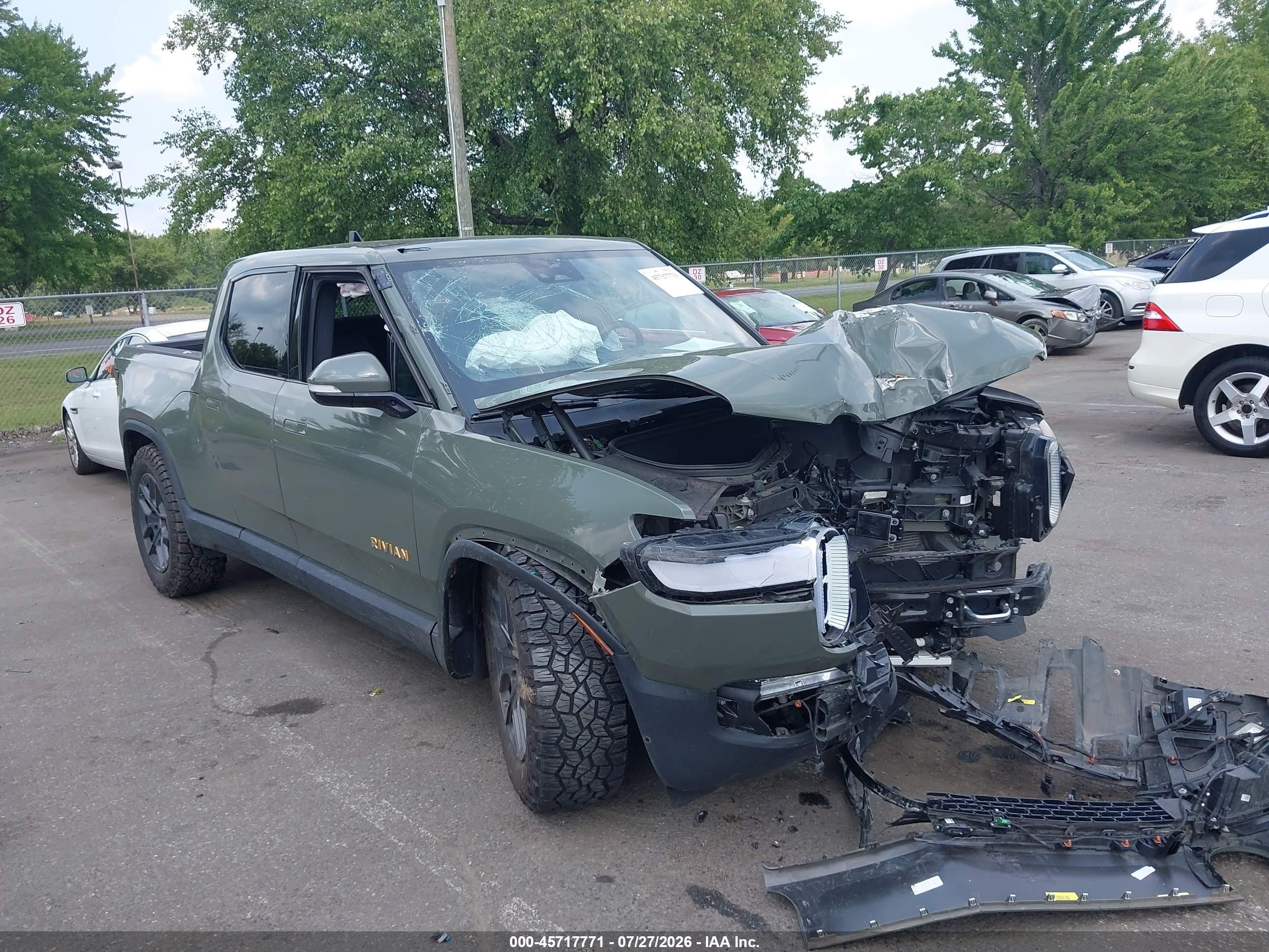 2022 Rivian R1t Launch Edition Green vin: 7FCTGAAL6NN002444